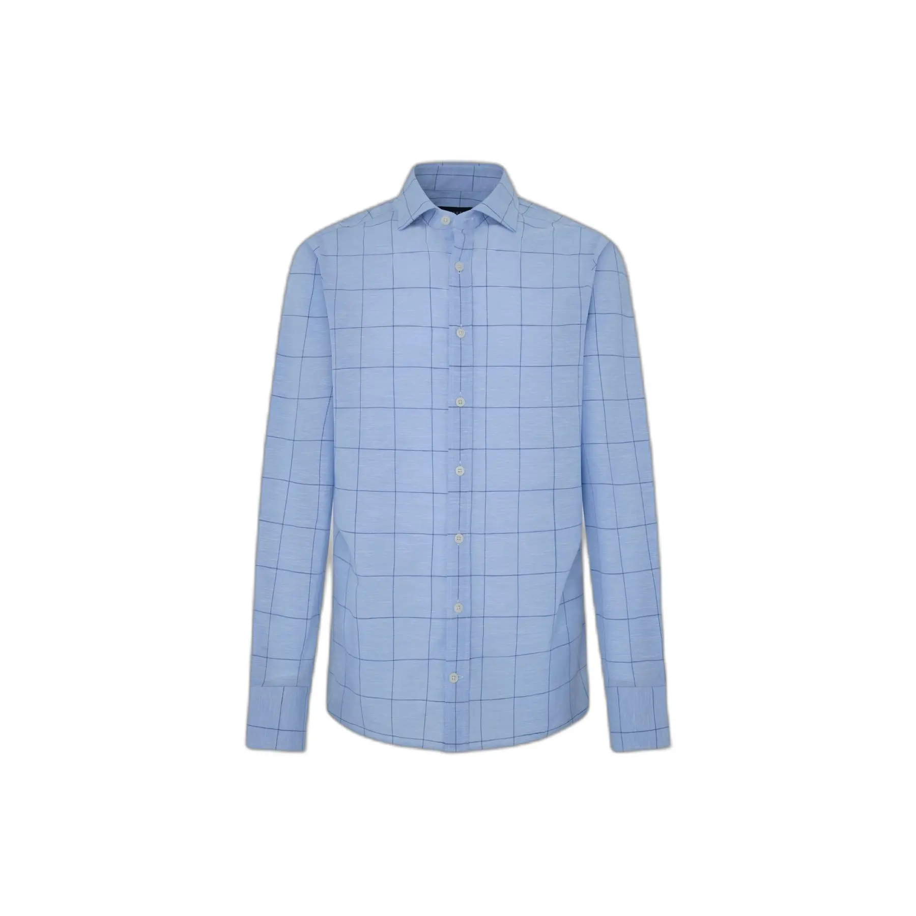 Langarmshirt Hackett Linen Windowpane