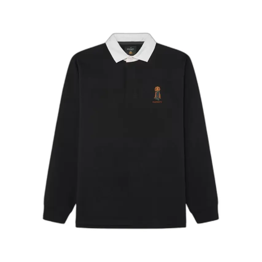 Langärmeliges Polo-Shirt Hackett Heritage Harry Rugby