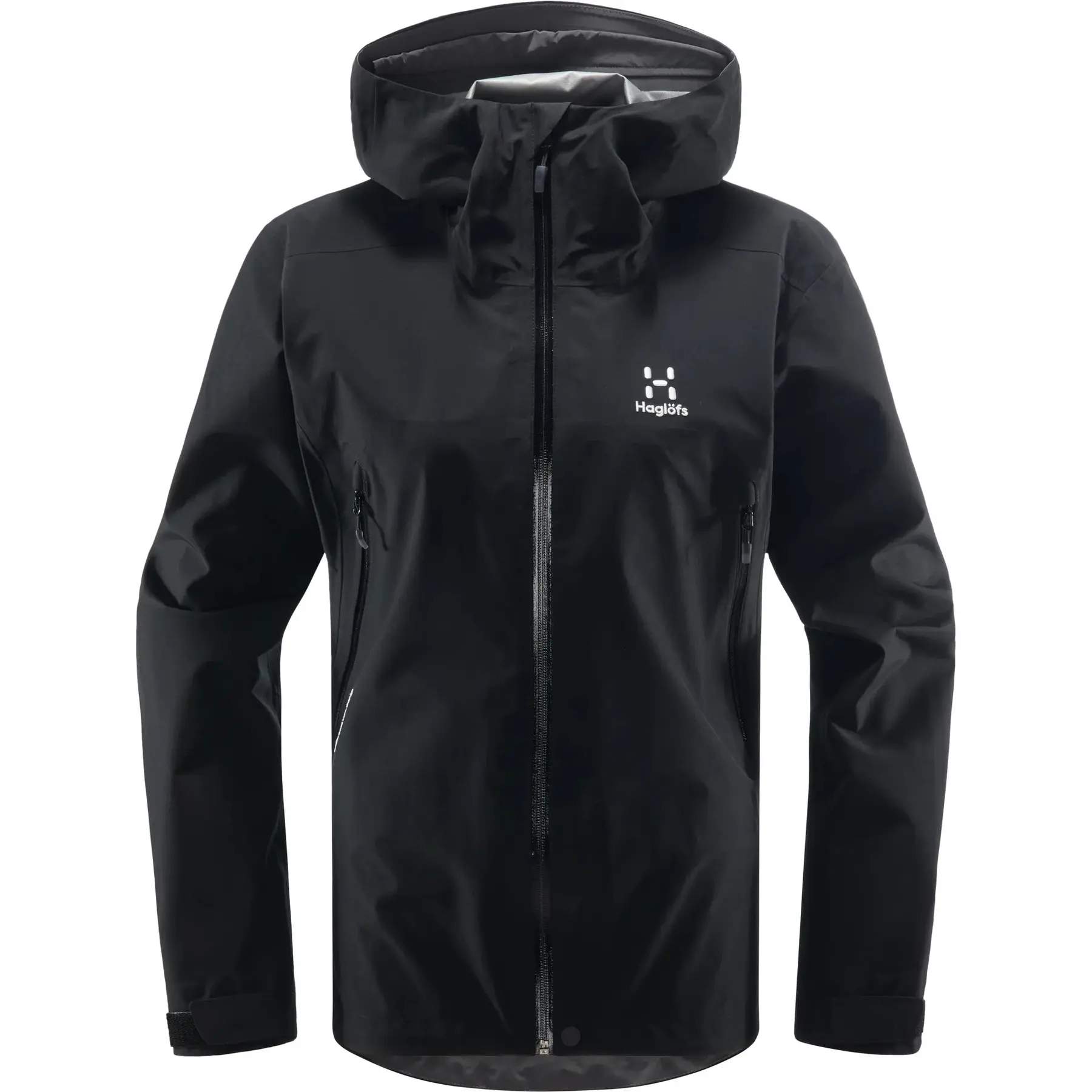 Veste+impermeable+à+capuche+femme+Haglofs+Roc