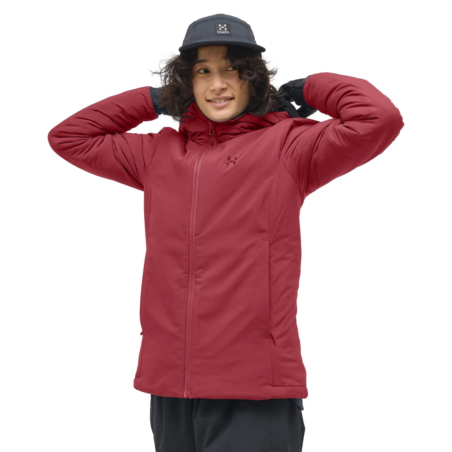 Damen wasserdichte Kapuzenjacke Haglöfs Mimic Alert