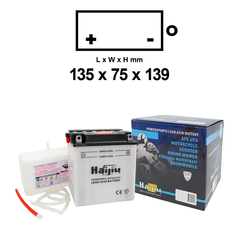 Motorradbatterie Haijiu HB9-B