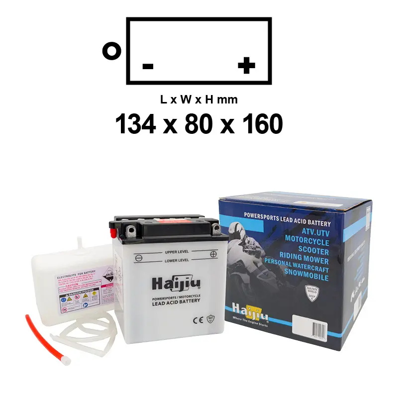Motorradbatterie Haijiu HB12AL-A