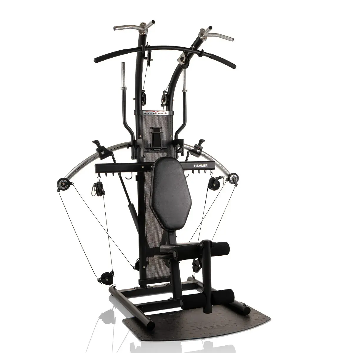 Krafttrainingsgerät Bio-Force Extreme Pro - Noir - unisex - Size: 134x168x218 cm / 180x228x230 cm