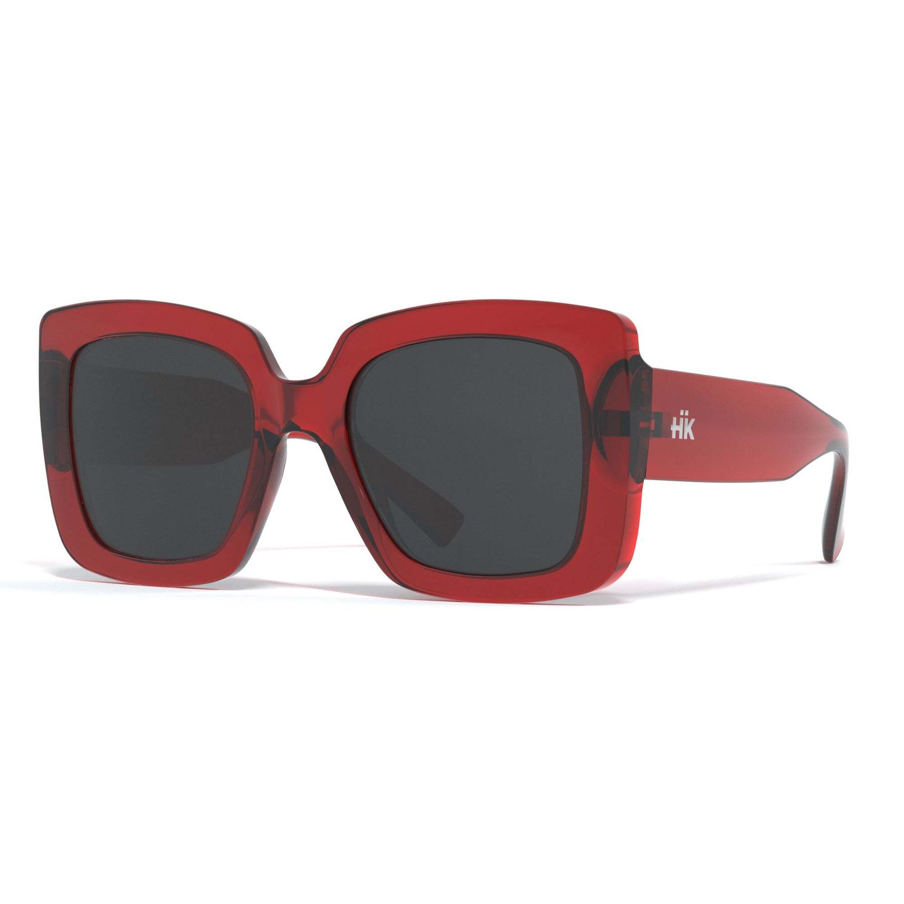 8433856079296 - HANUKEII Unisex-Sonnenbrille Fuerteventura in Rot