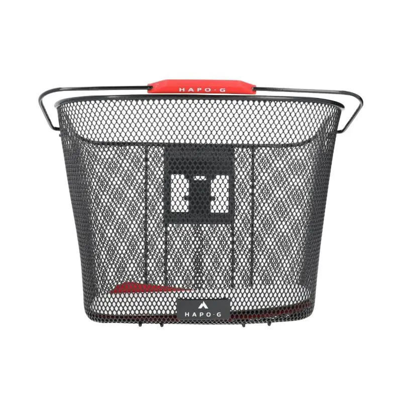 Velo Store - UK Front steel bicycle basket Hapo-G | Extra 10% off with Subscription, Postage £16.79 to UK Fedex.