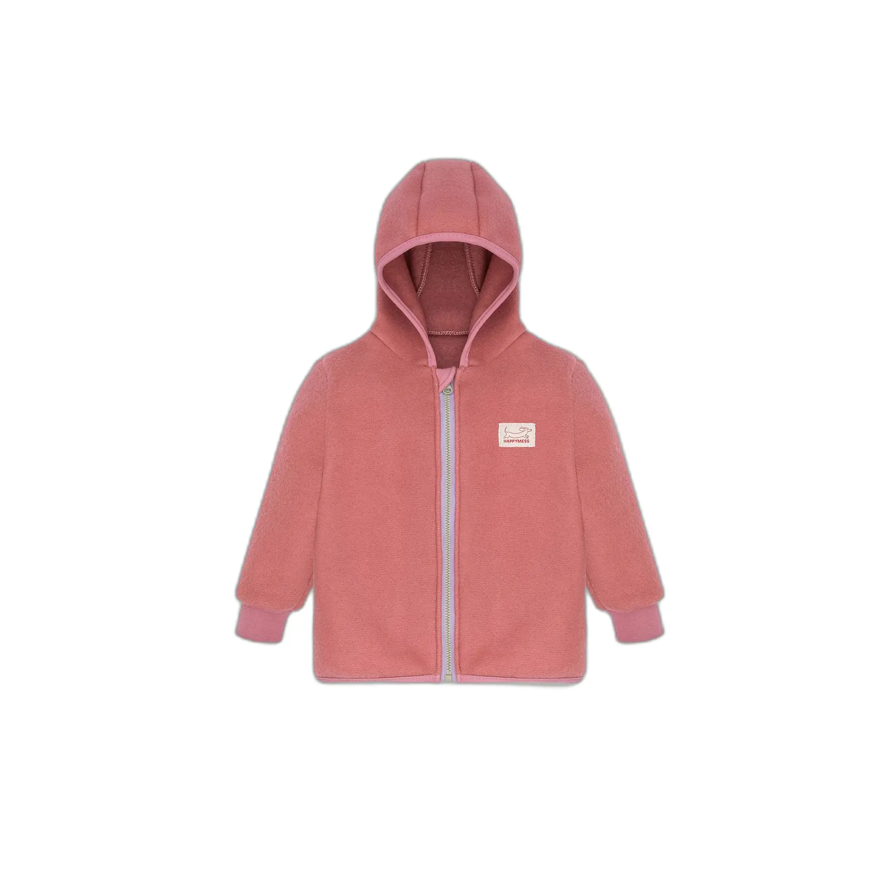 Image of Kinder Zip-Hoodie Fleece Happymess