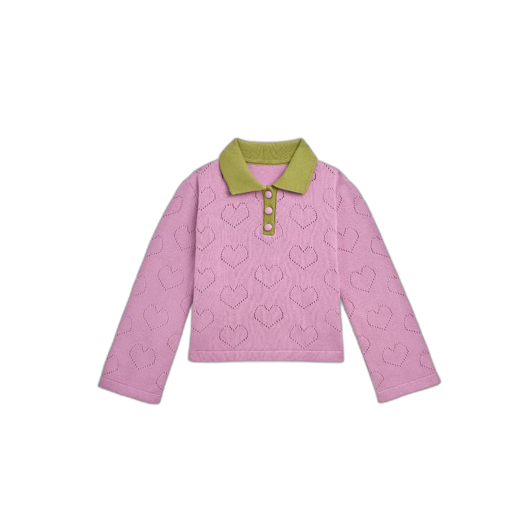 Image of Polo mit langen Ärmeln aus Bio-Baumwolle Kind Happymess