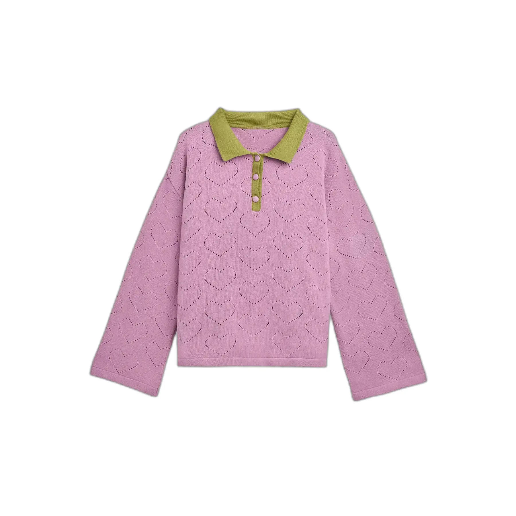 Image of Langärmliges Polo aus Biobaumwolle Happymess