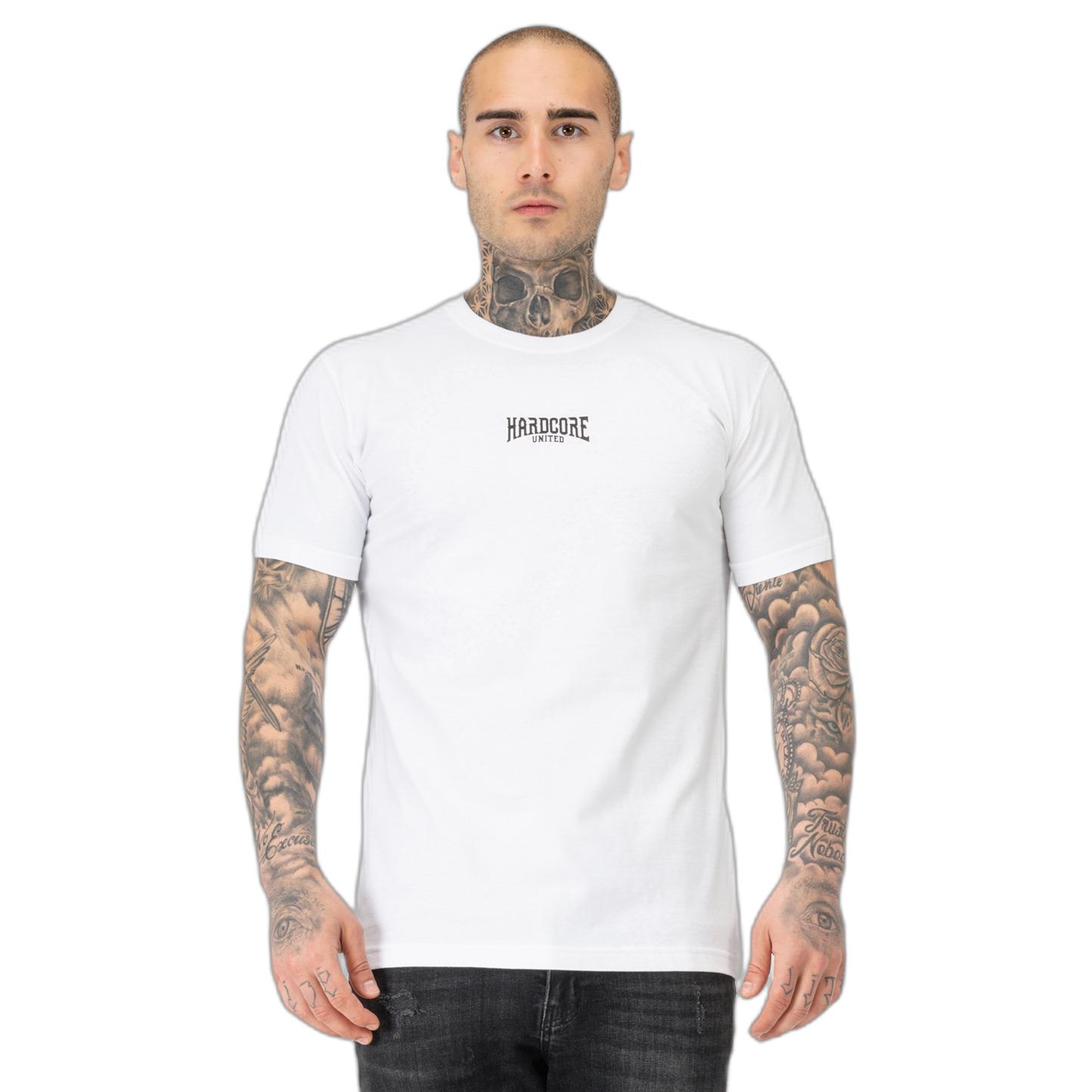 4255581534512 - Hardcore United Herren T-Shirt normale Passform SKULLY