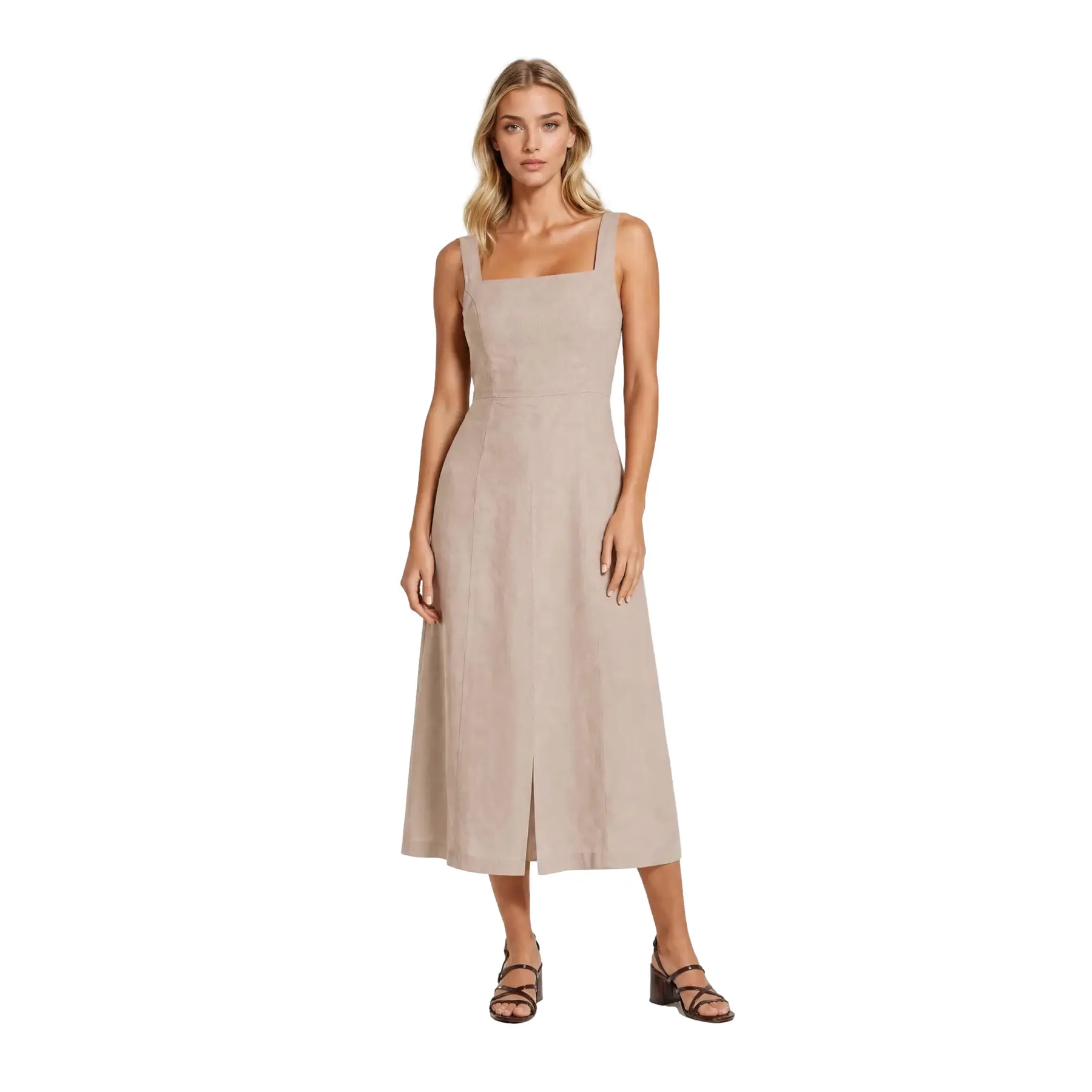 Robe col carré donna