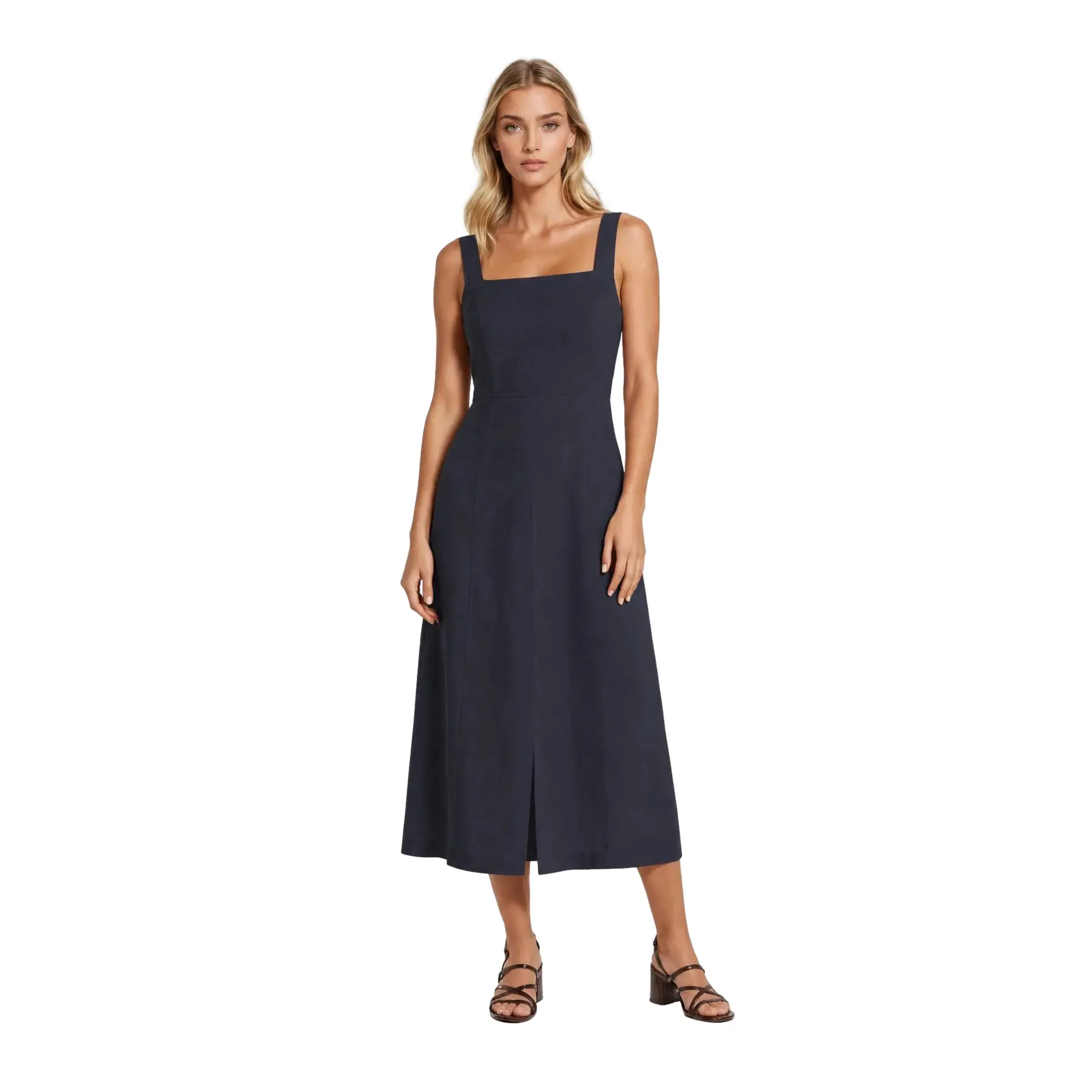 Robe col carré donna