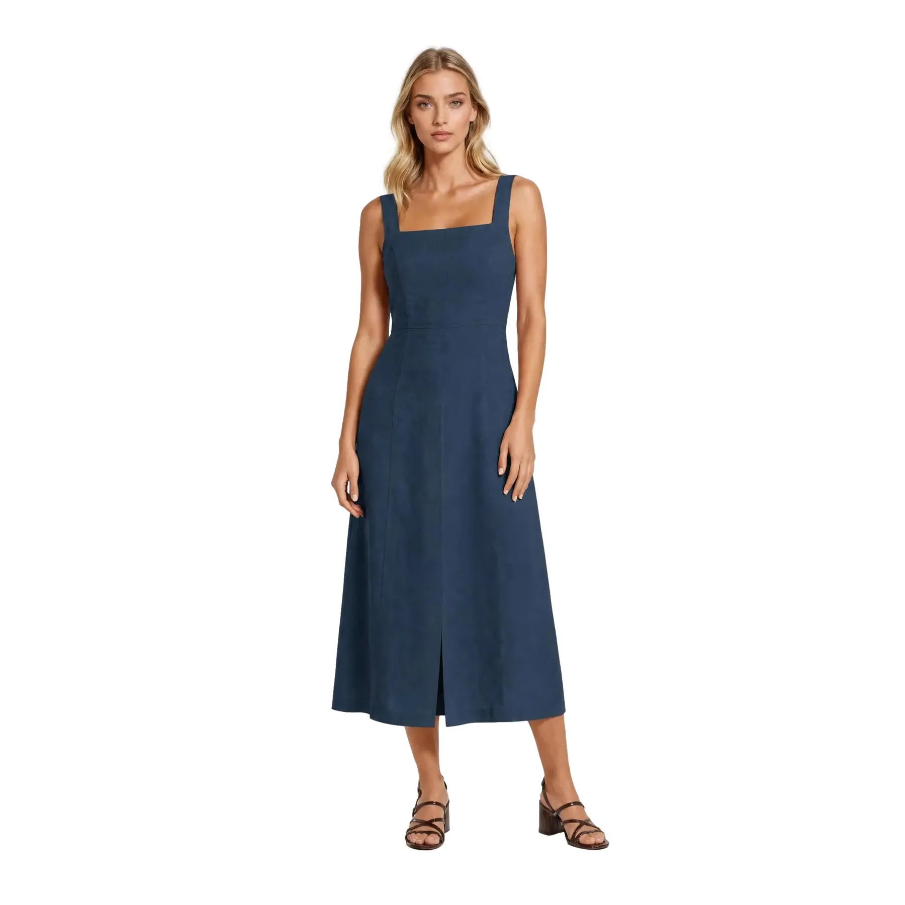 Robe col carré donna