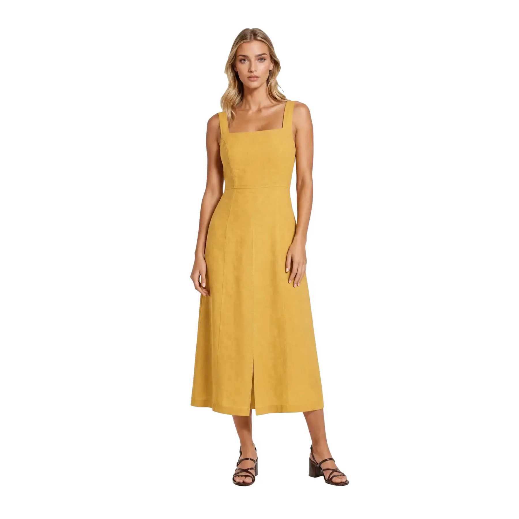 Robe col carré donna