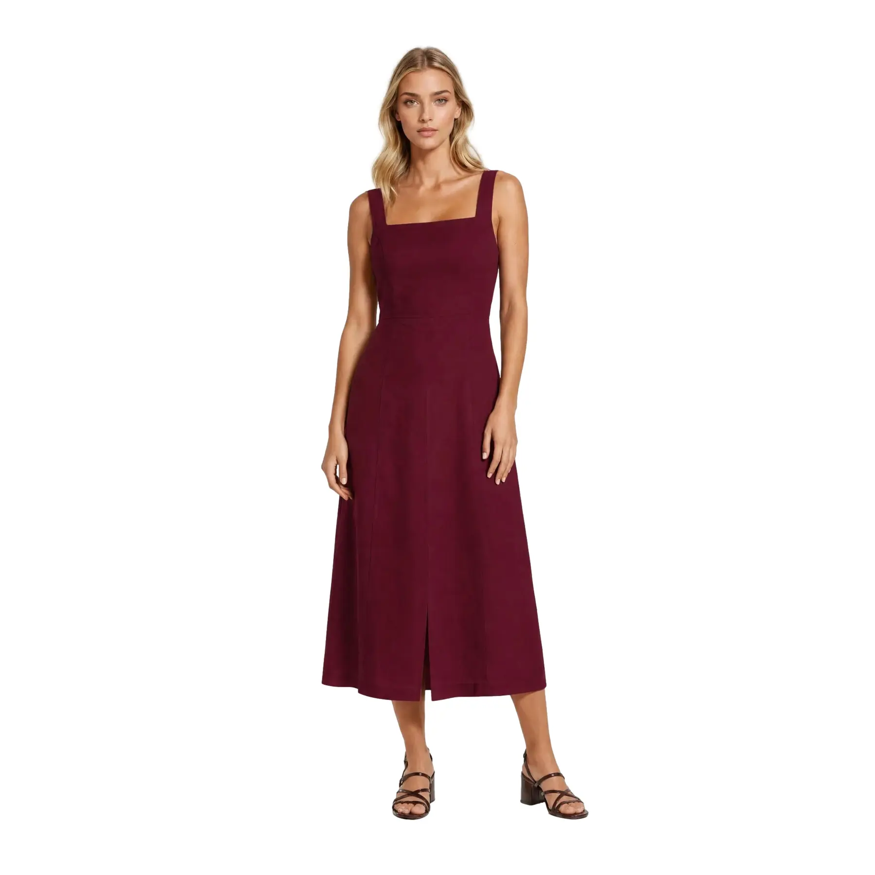 Robe col carré donna