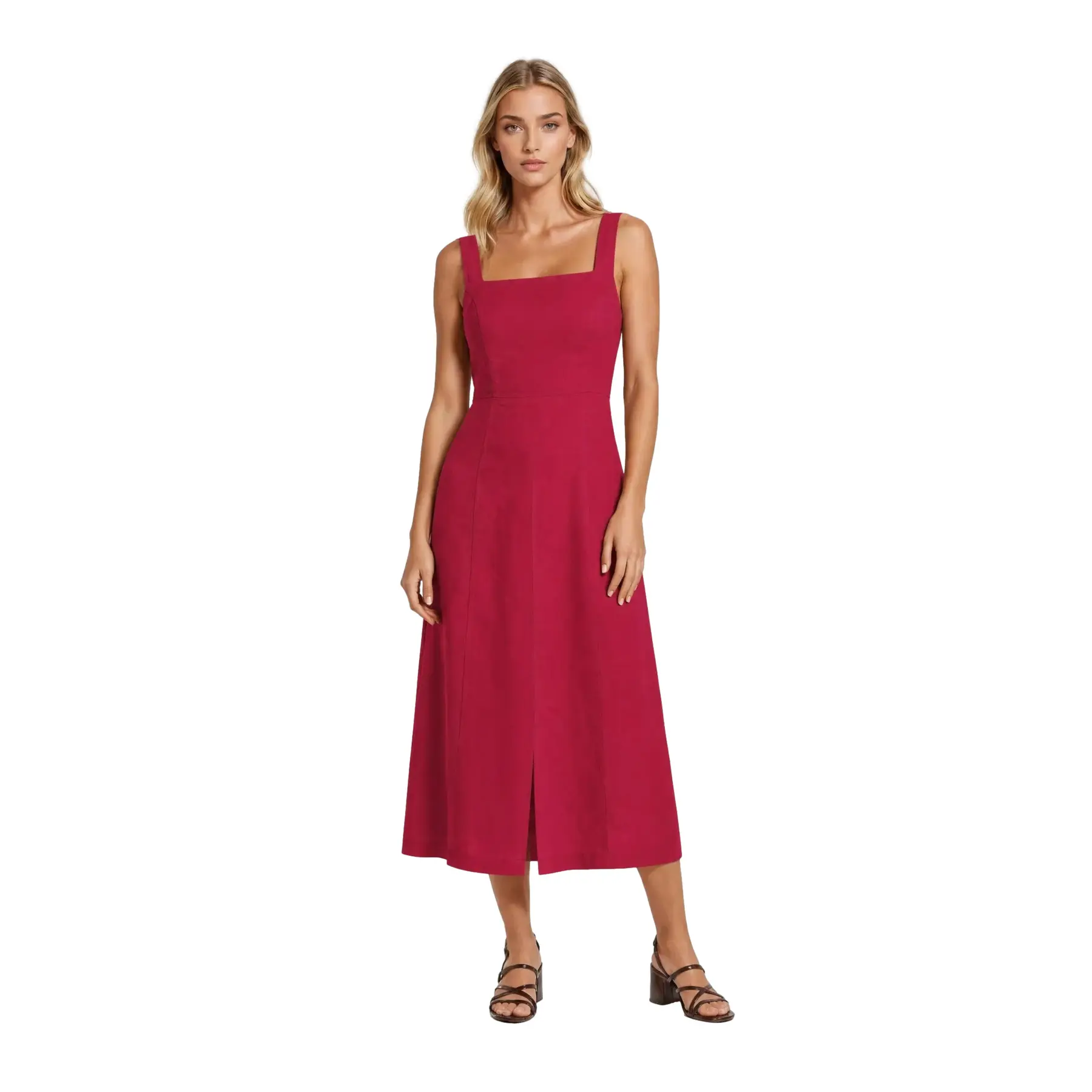 Robe col carré donna