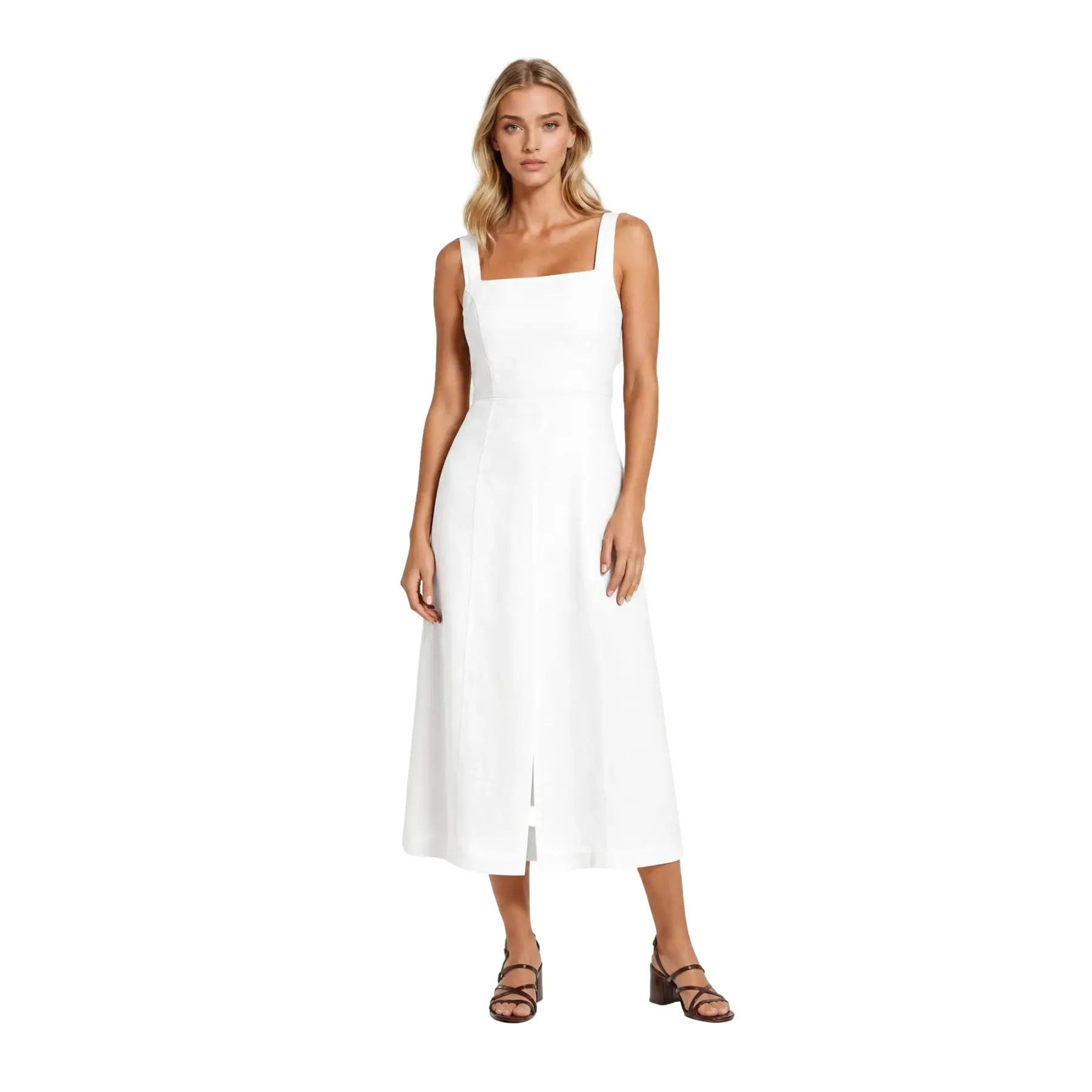 Robe col carré donna
