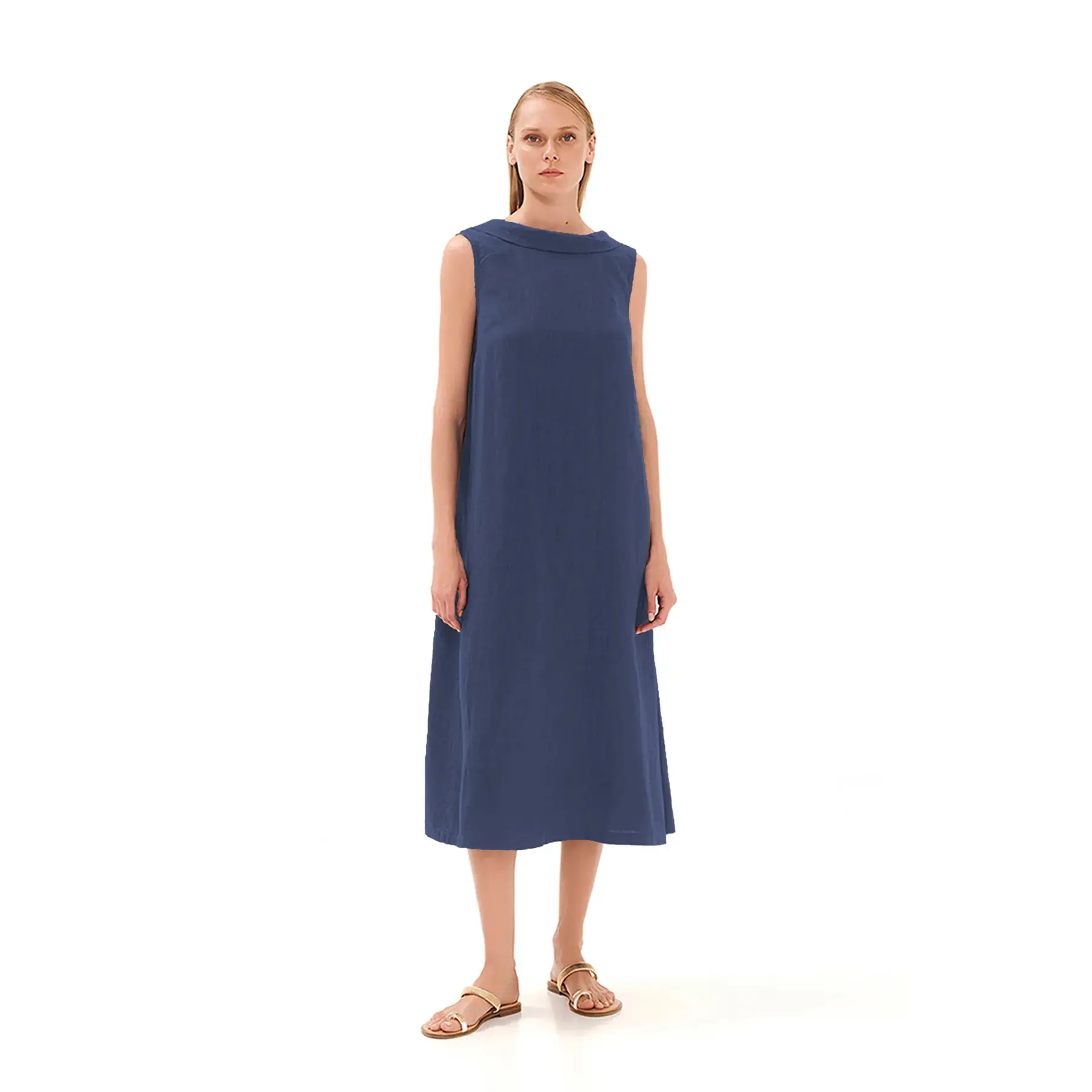 Abito lungo con fiocco sulla schiena donna  Essentials