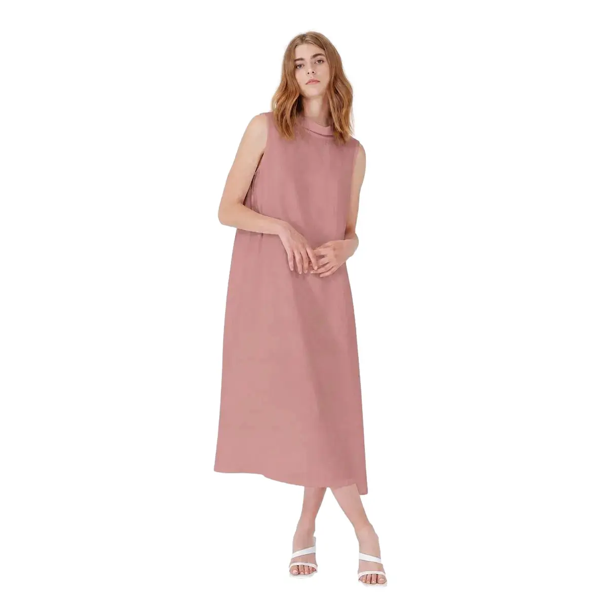 Abito lungo con fiocco sulla schiena donna  Essentials
