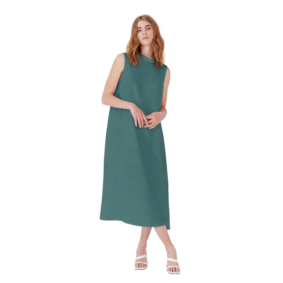 Abito lungo con fiocco sulla schiena donna  Essentials