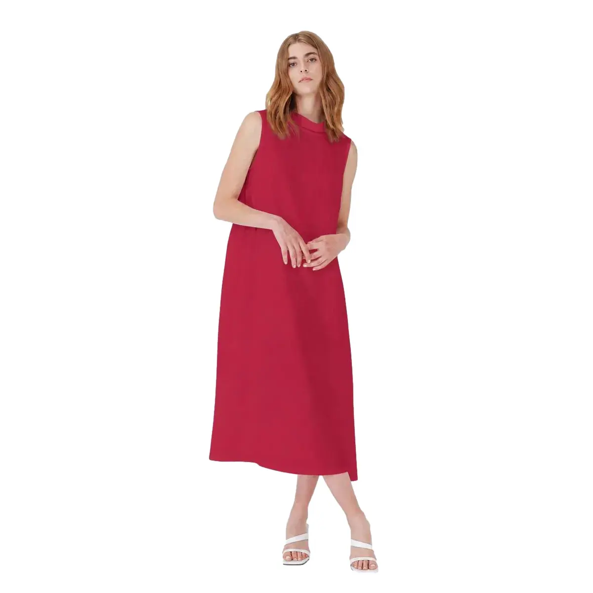 Abito lungo con fiocco sulla schiena donna  Essentials