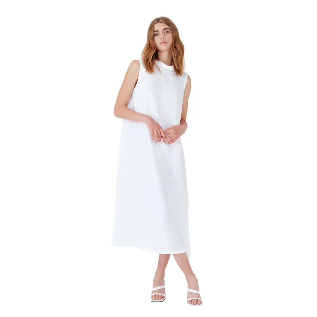 Abito lungo con fiocco sulla schiena donna  Essentials