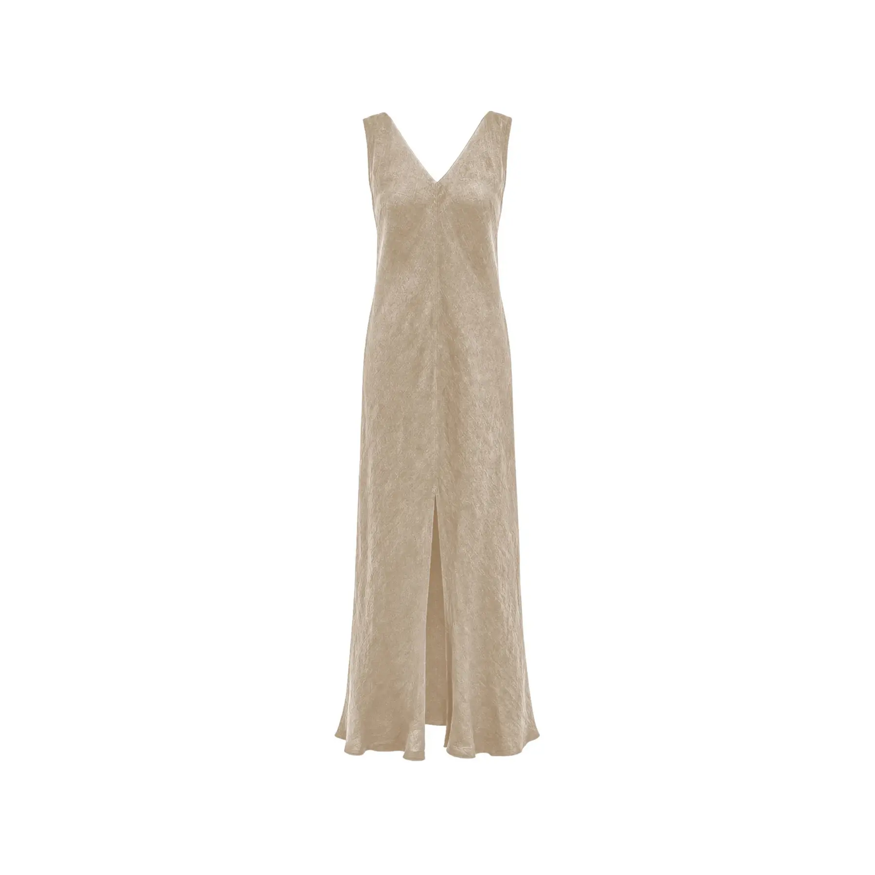 V-Ausschnitt Kleid mit Schlitzen für Damen Haris Cotton Essentials