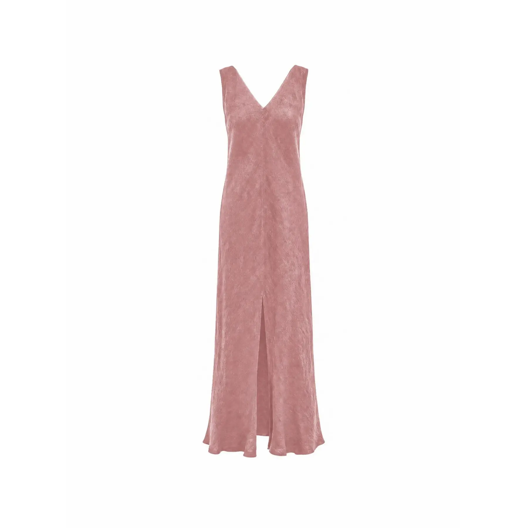 V-Ausschnitt Kleid mit Schlitzen für Damen Haris Cotton Essentials
