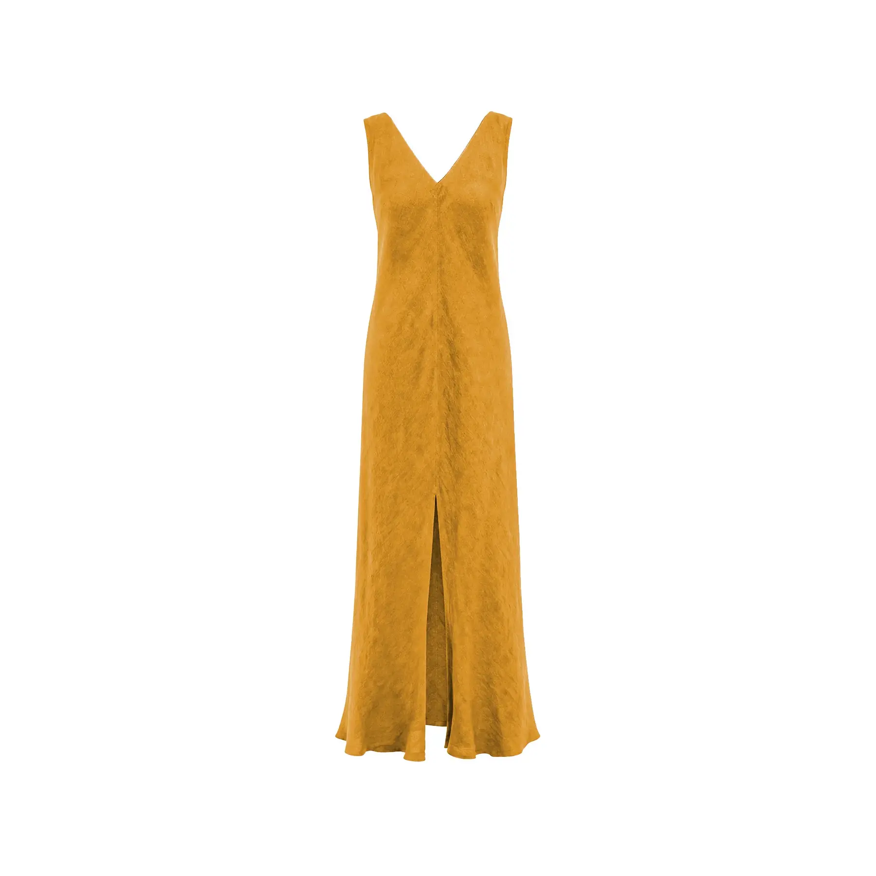 V-Ausschnitt Kleid mit Schlitzen für Damen Haris Cotton Essentials