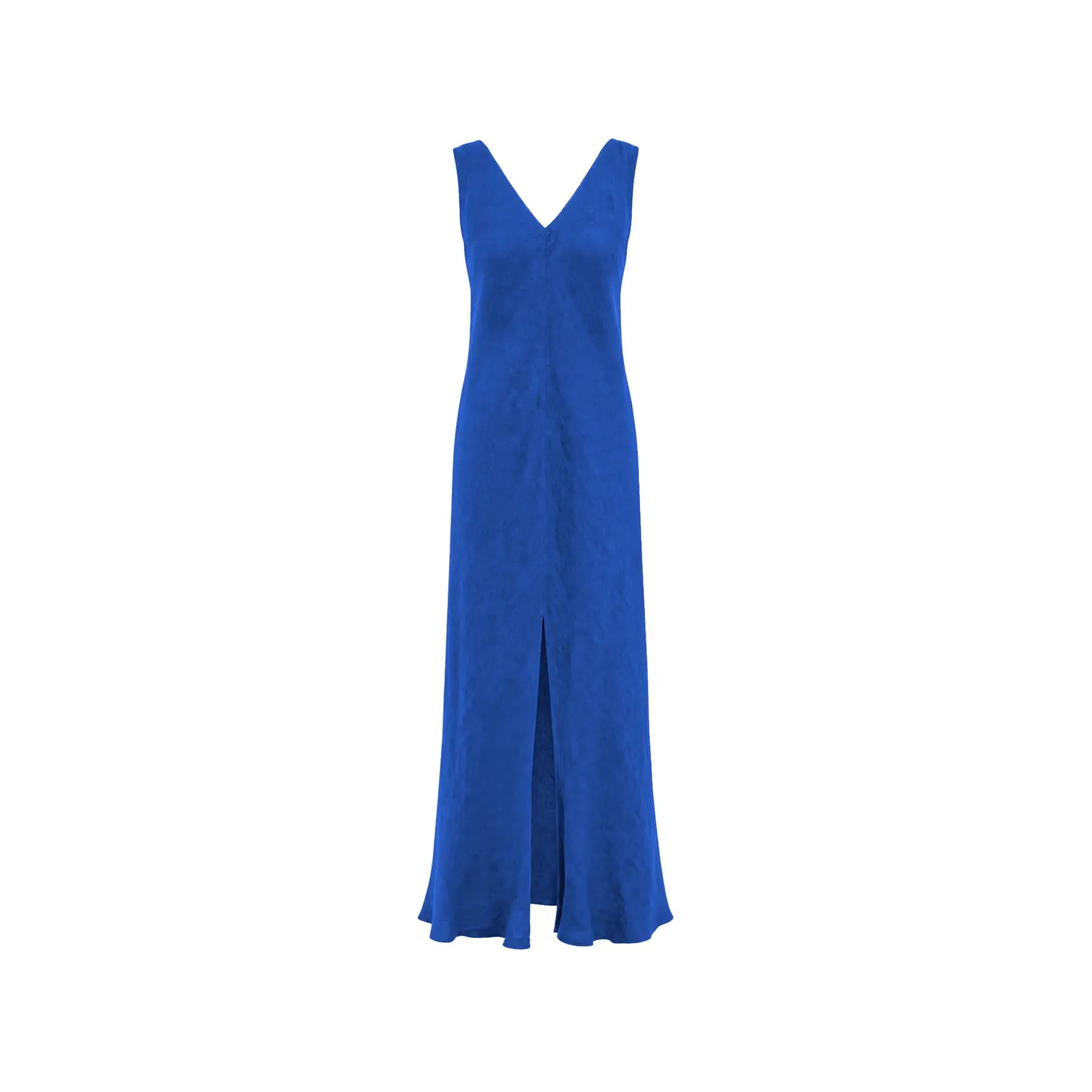 V-Ausschnitt Kleid mit Schlitzen für Damen Haris Cotton Essentials