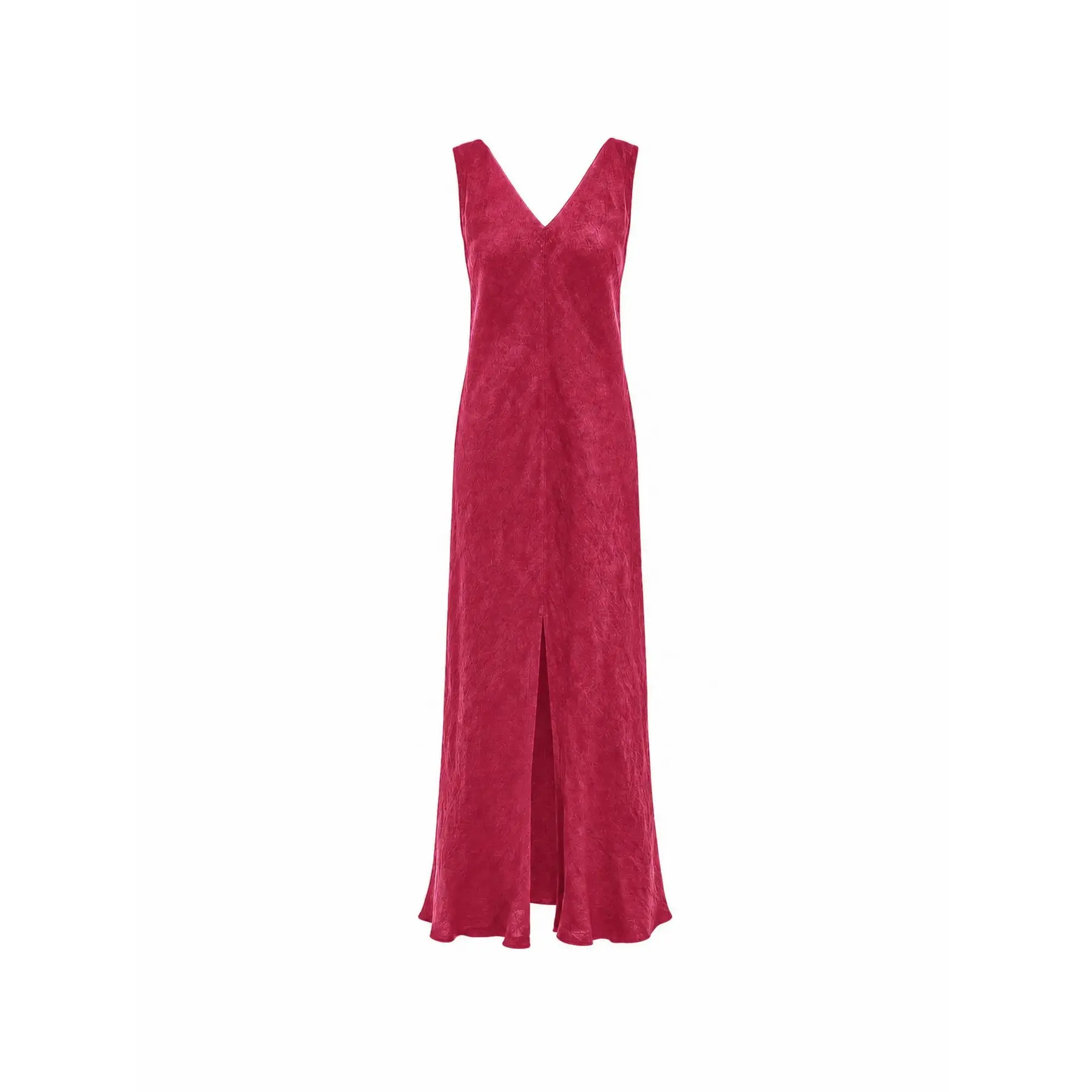 V-Ausschnitt Kleid mit Schlitzen für Damen Haris Cotton Essentials