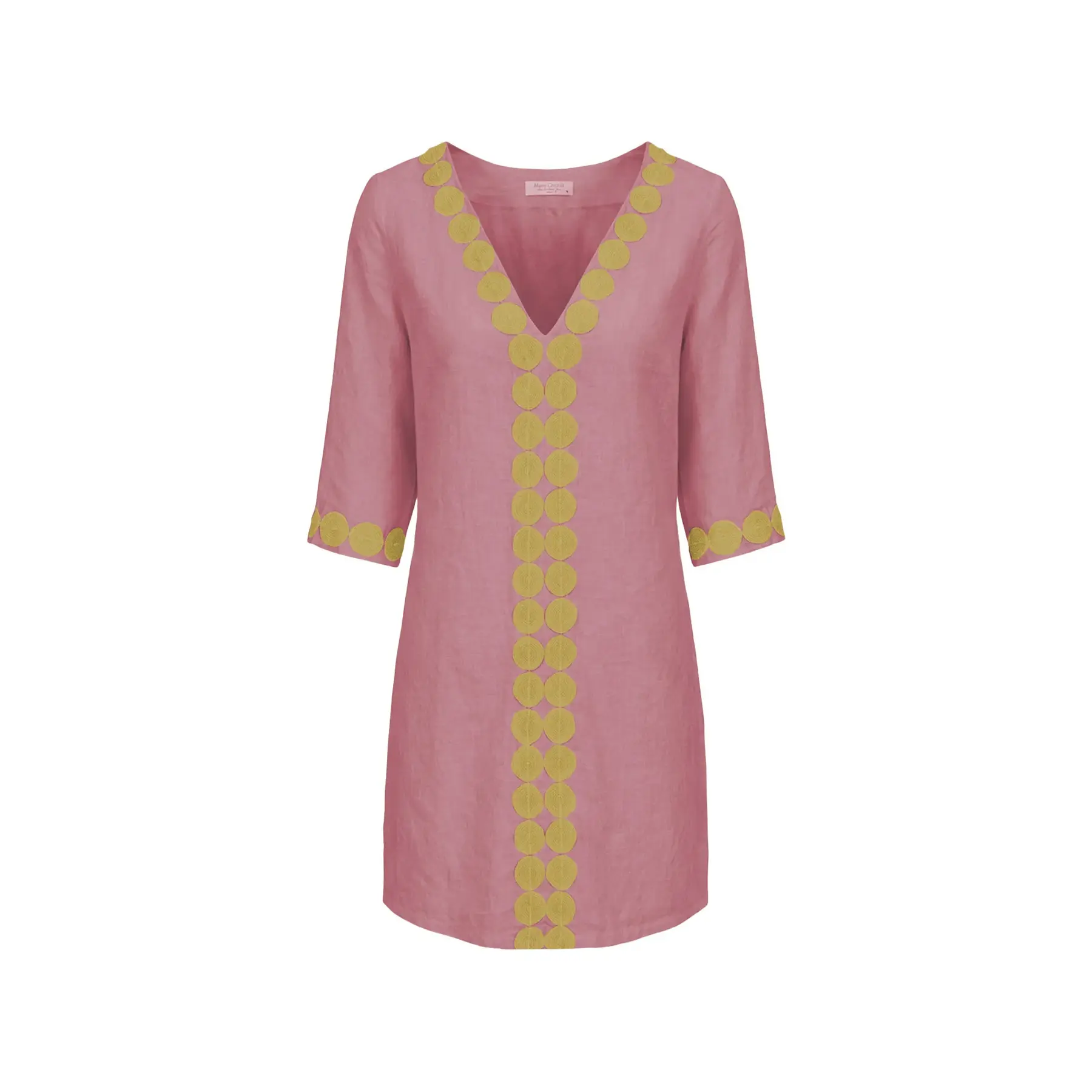 Kurzes Leinenkleid Damen Haris Cotton