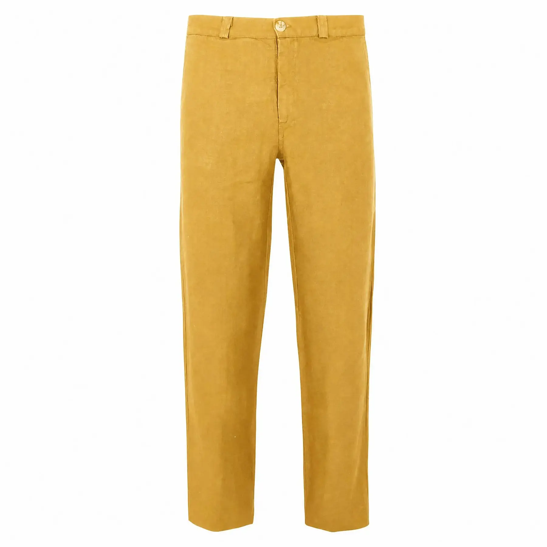 Leinenhose klassische Passform Haris Cotton