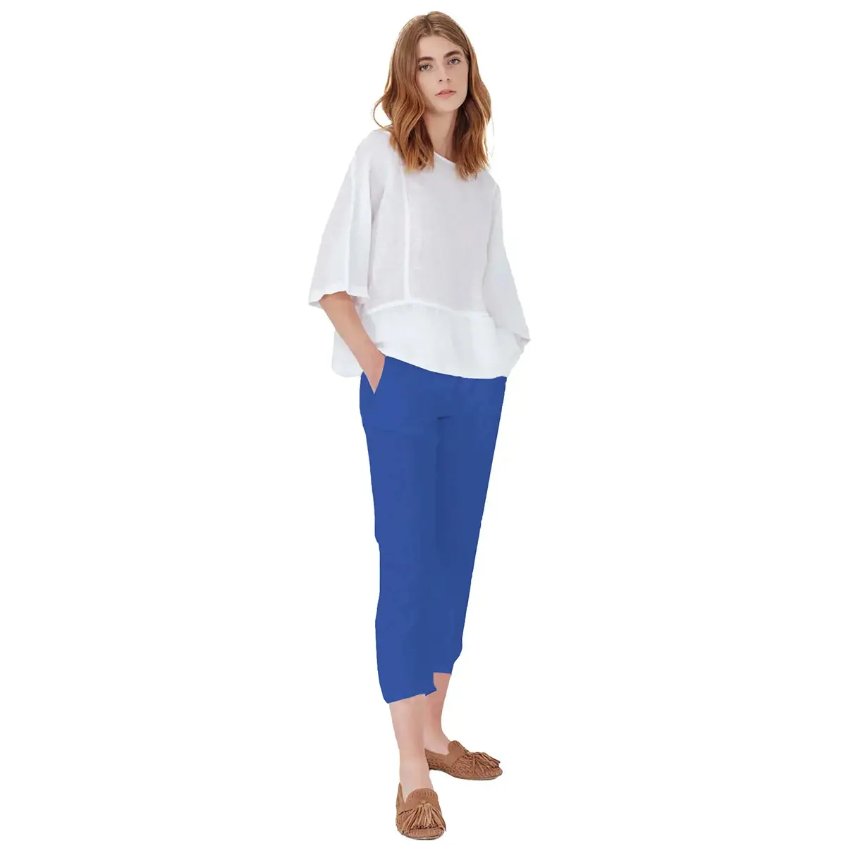 3/4 Tapered Hose Damen Haris Cotton Essentials