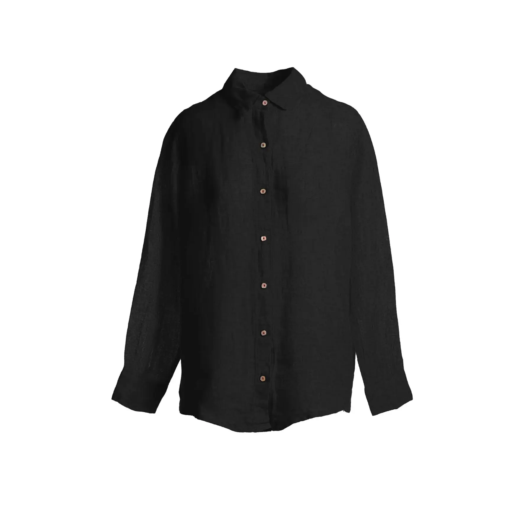 Camicia a maniche lunghe in garza donna  Essentials