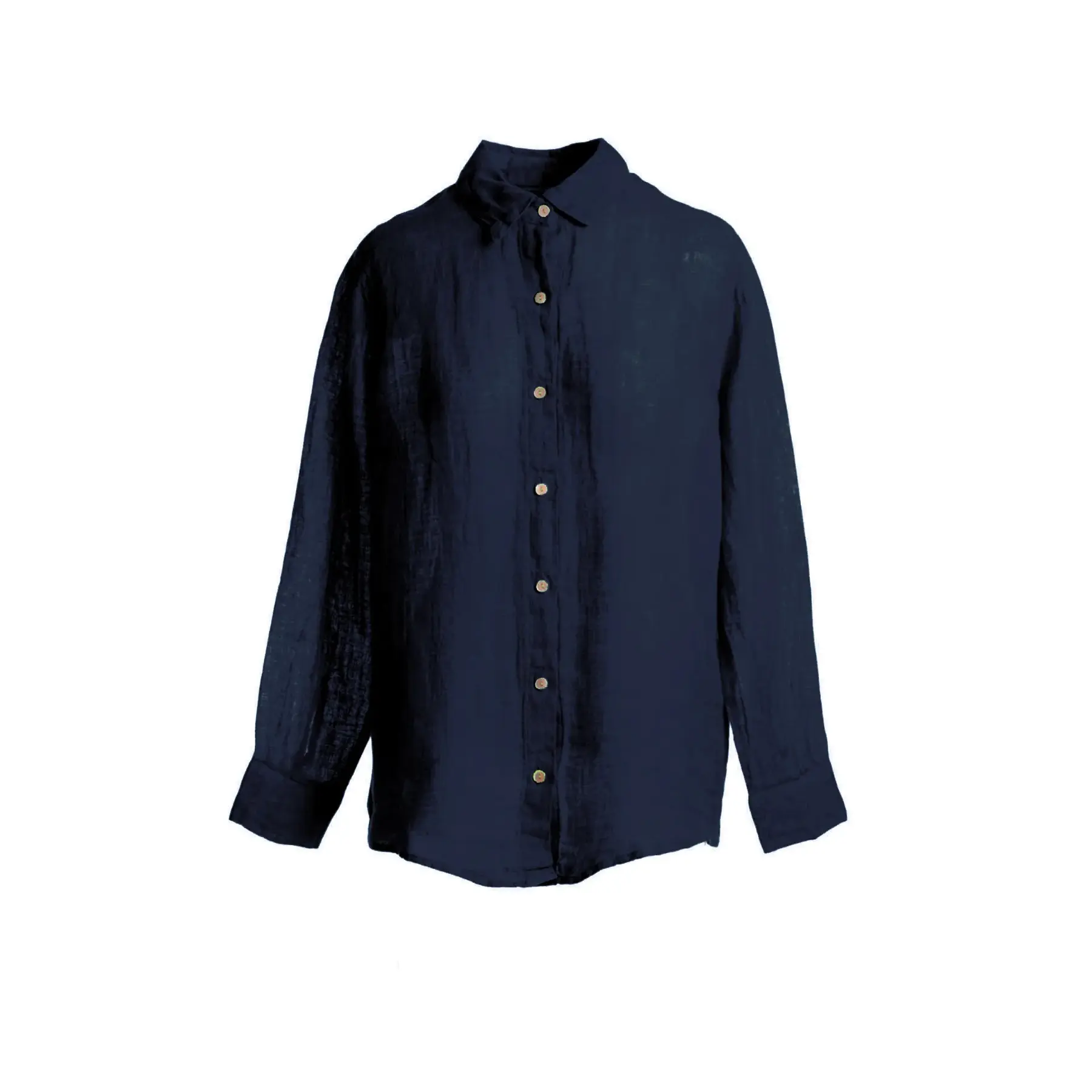 Camicia a maniche lunghe in garza donna  Essentials
