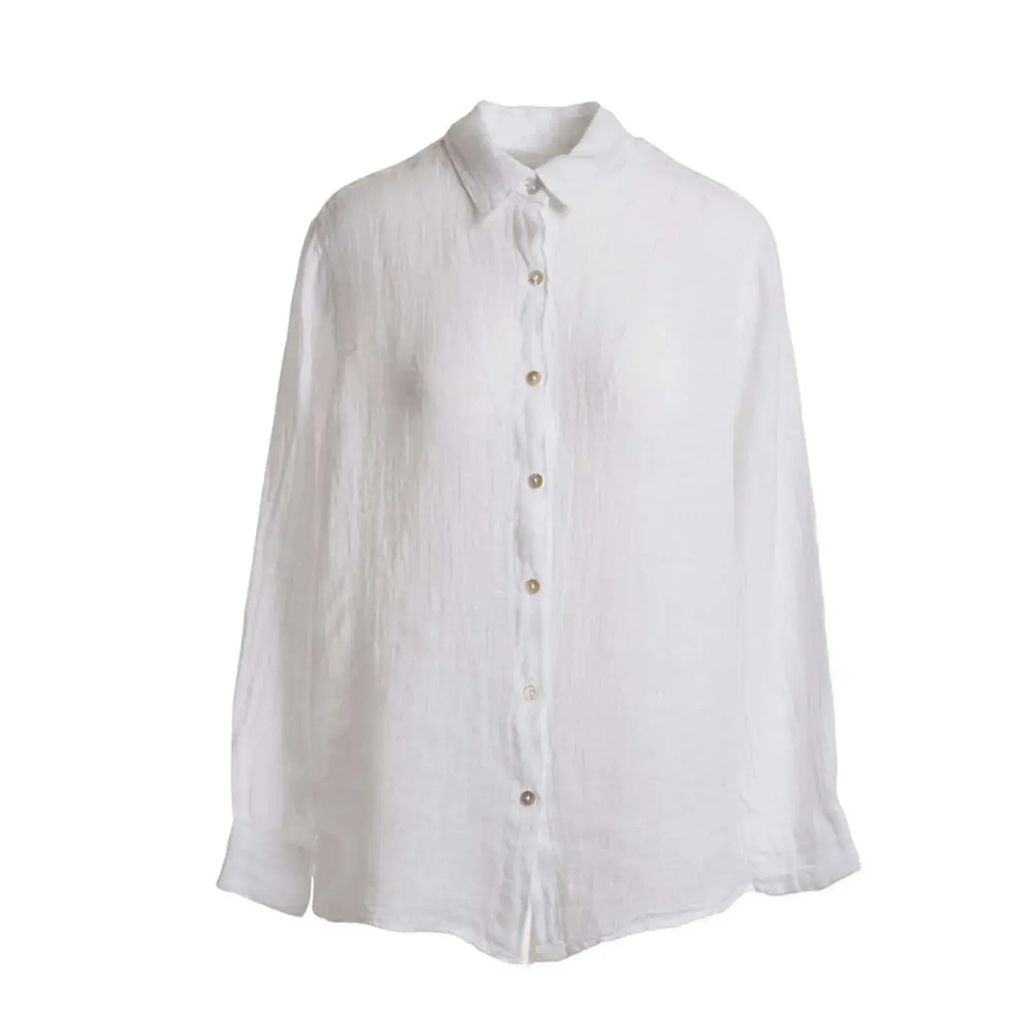 Camicia a maniche lunghe in garza donna  Essentials