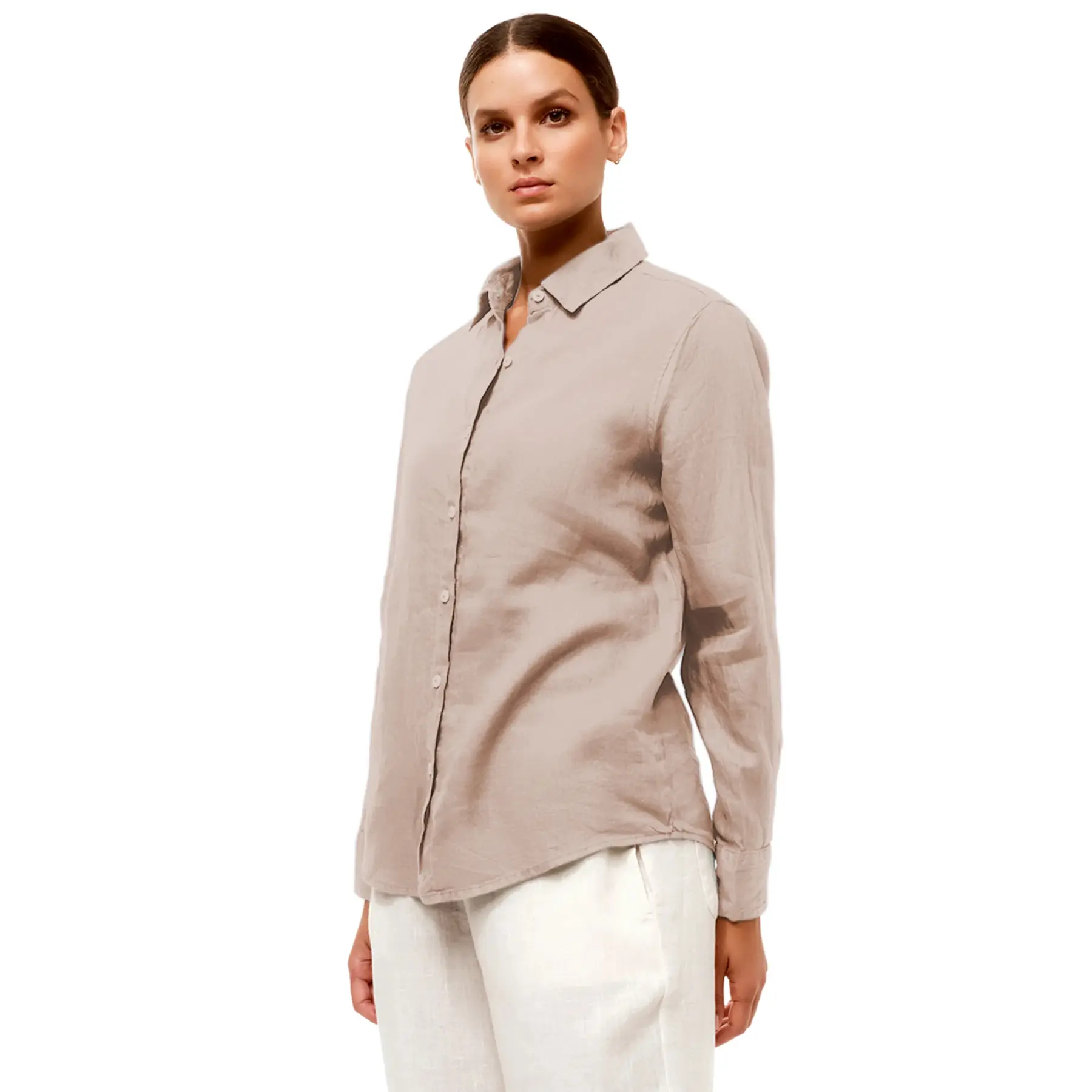 Camicia a Maniche Lunghe Donna  Essentials