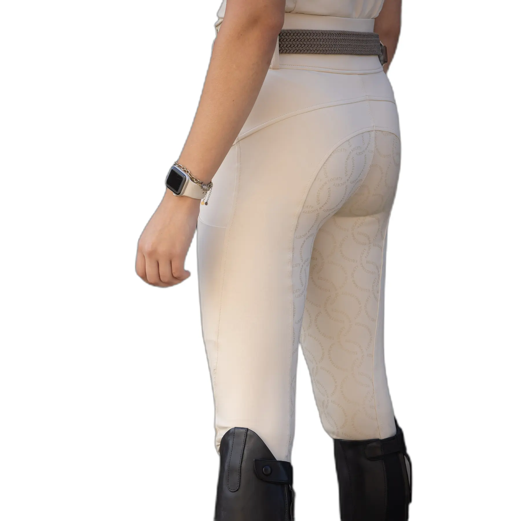Pantalon de concours full grip femme Harry's Horse Eqs Ivory