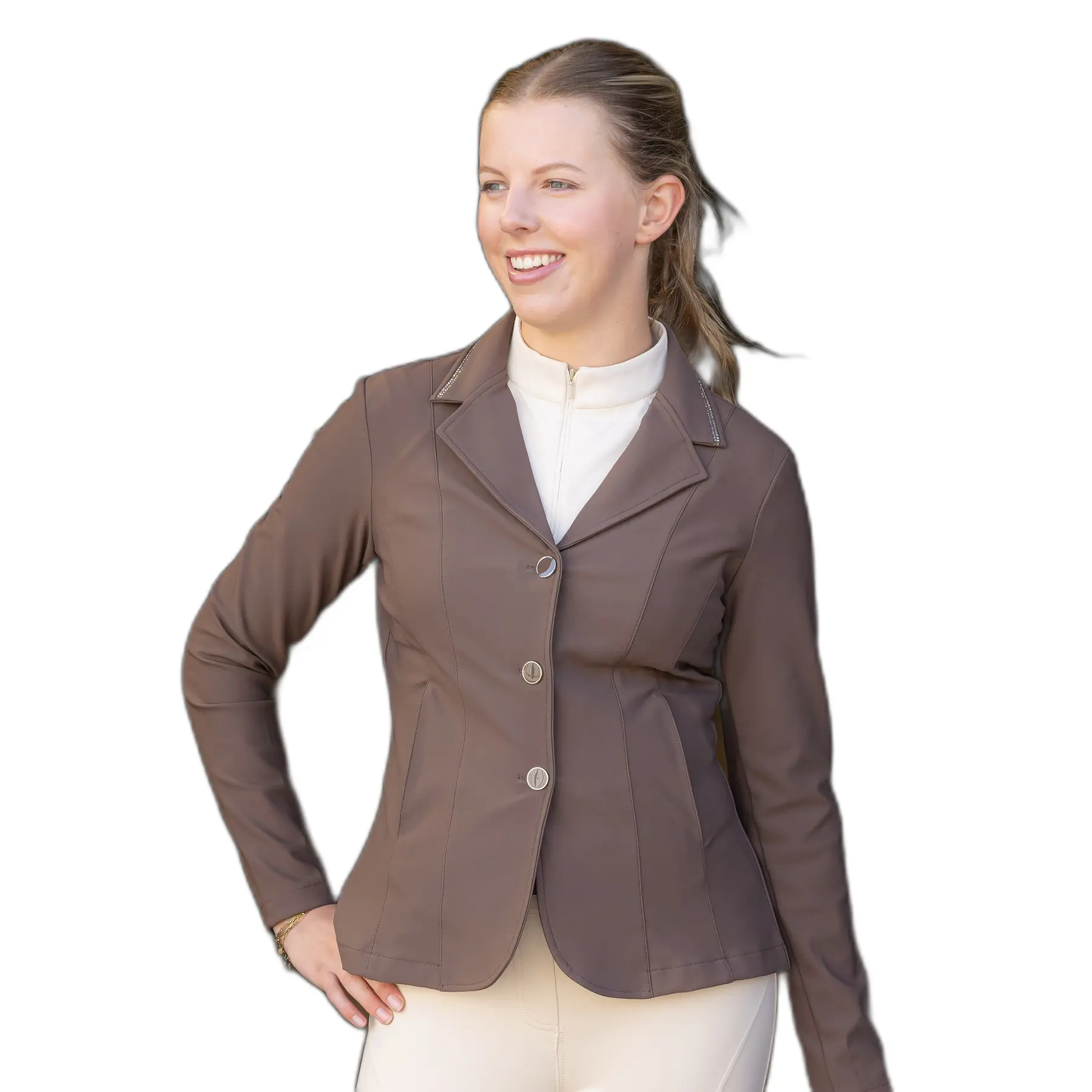 Comparer les prix de Veste de concours femme Harry's Horse Eqs Ivory