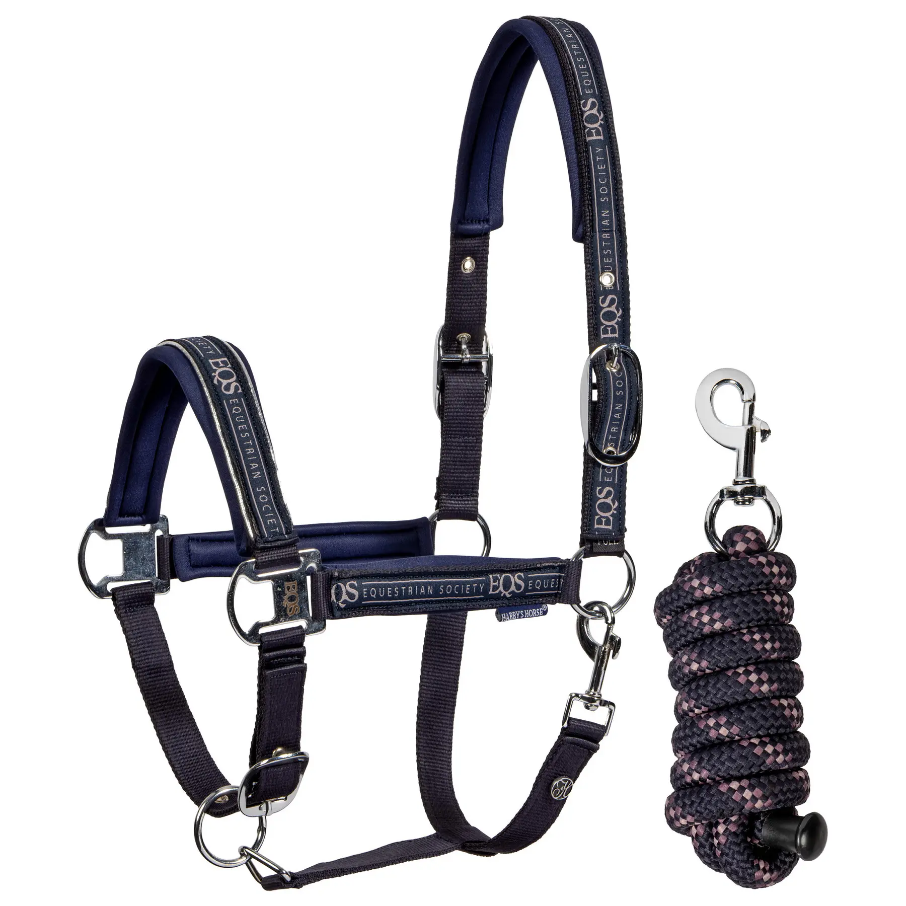 Harry's Horse Halsterset EQS Dark-Navy - Shet | bordeaux | Halstertouw paard