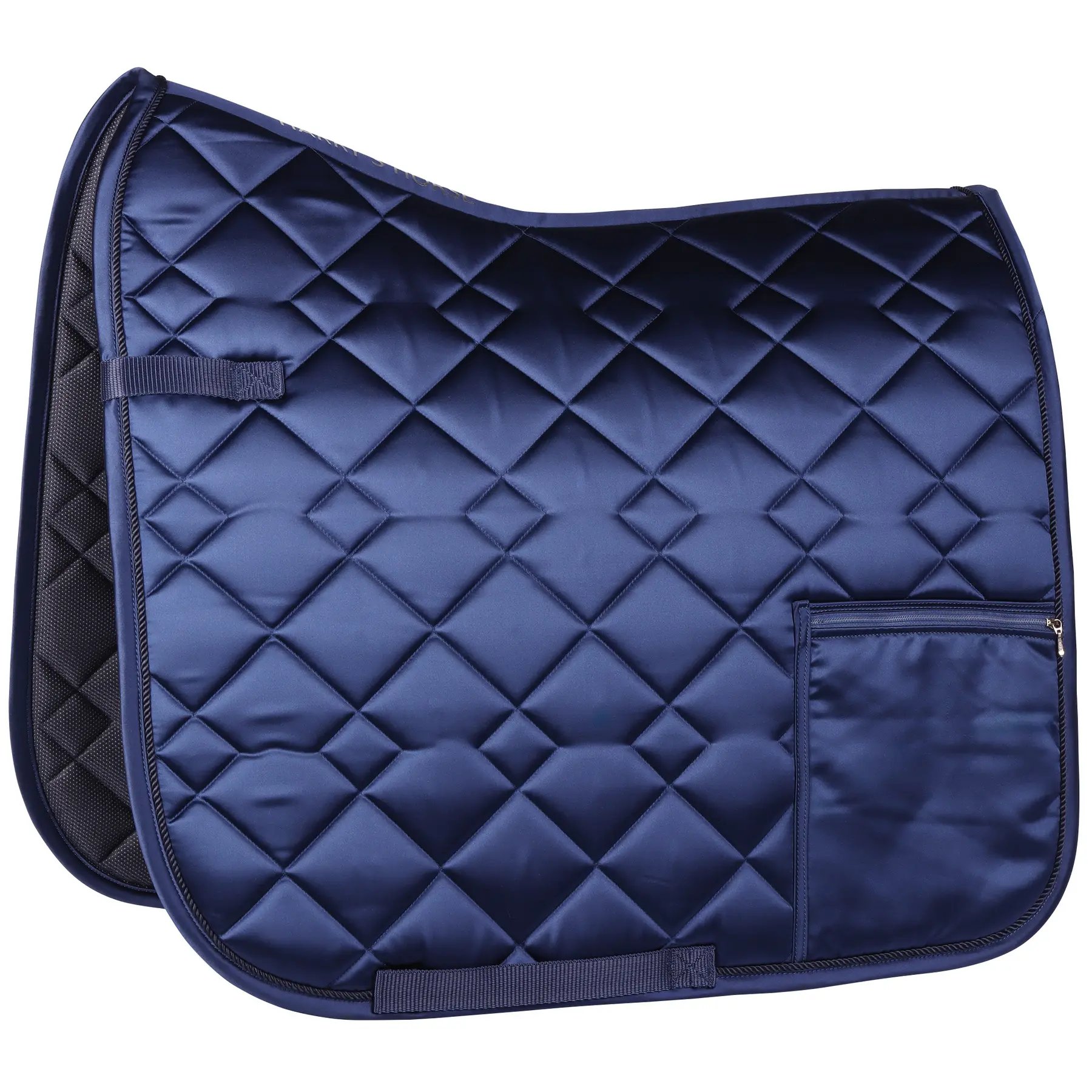 Harry's Horse Bleu Dressage Saddle Pad For Horses Pocket
