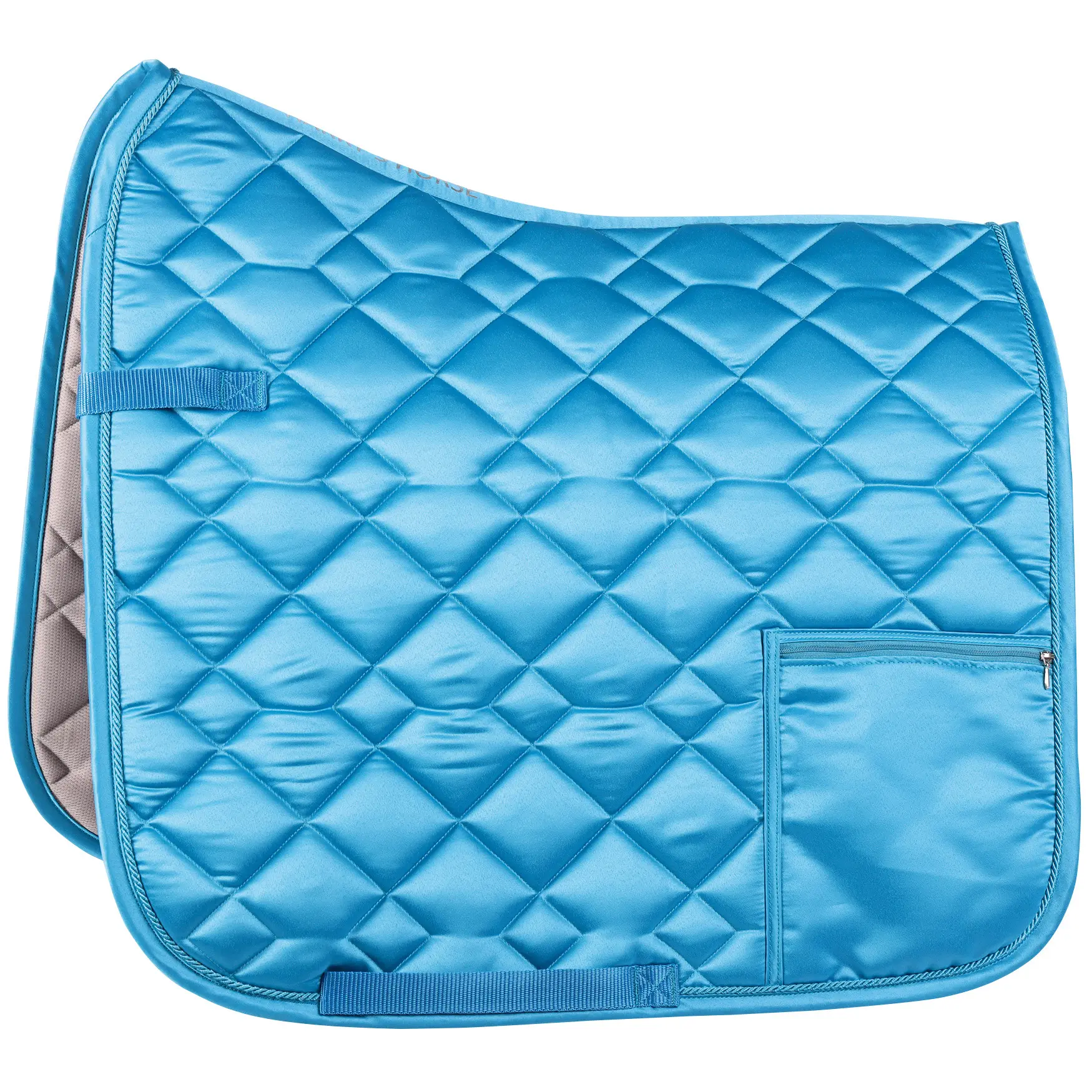 Harry's Horse Bleu Dressage Saddle Pad For Horses Pocket