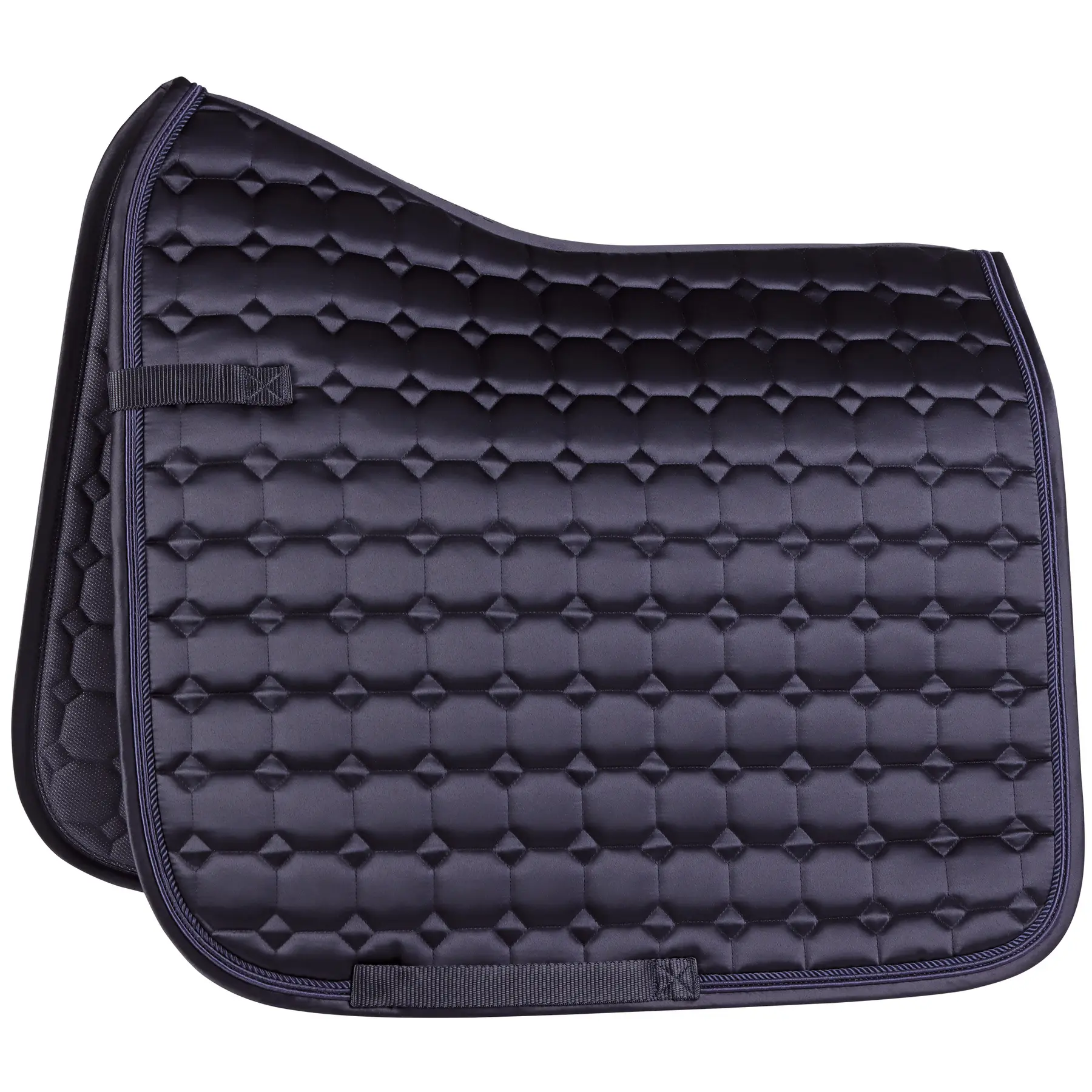 Harry's Horse Bleu Satin Horse Dressage Saddle Pad Reverso Heavy