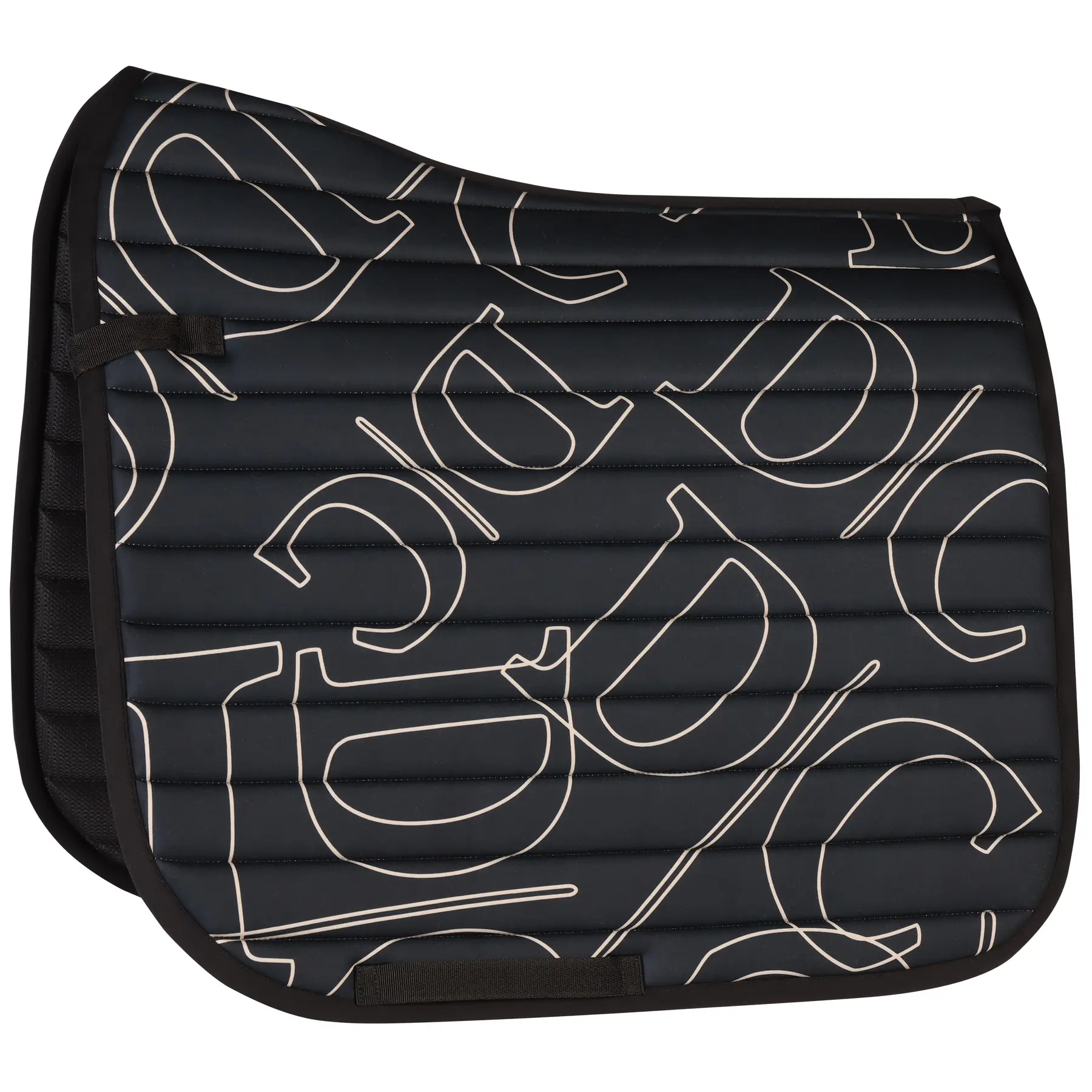 Harry's Horse Noir Dressage Saddle Pad For Horses Denici Cavalli Stardust Design