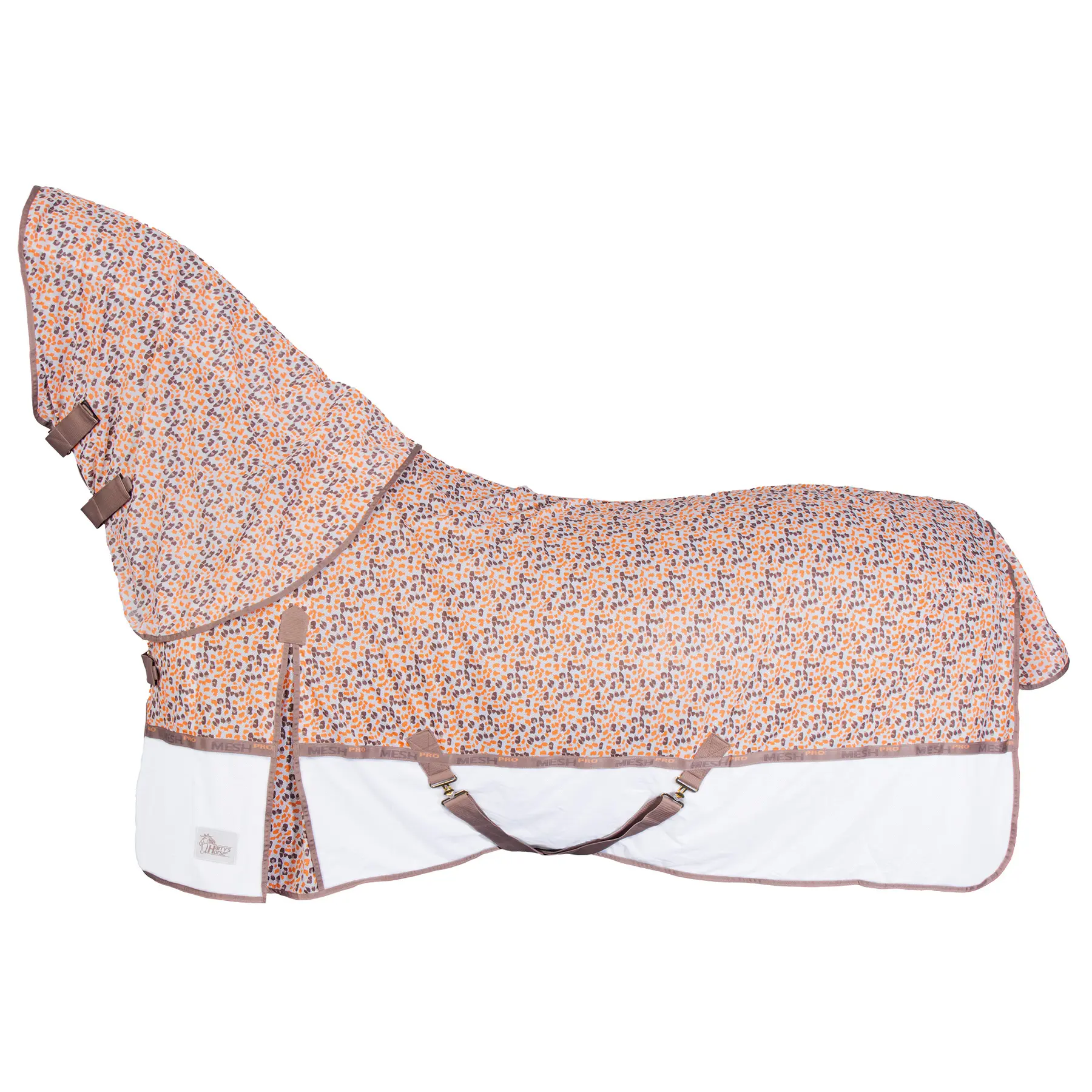 Couverture anti-mouches pour cheval avec couvre-cou Harry's Horse Mesh-Pro Camo 200g