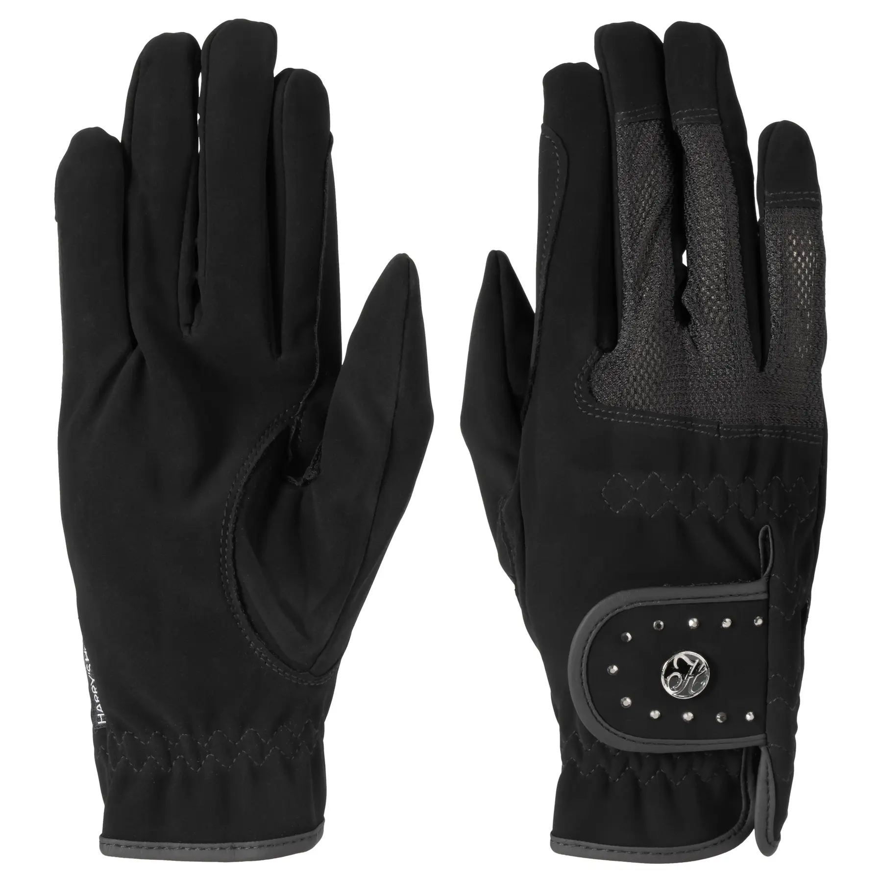 Gants d'équitation Harry's Horse Domy Mesh Crystal
