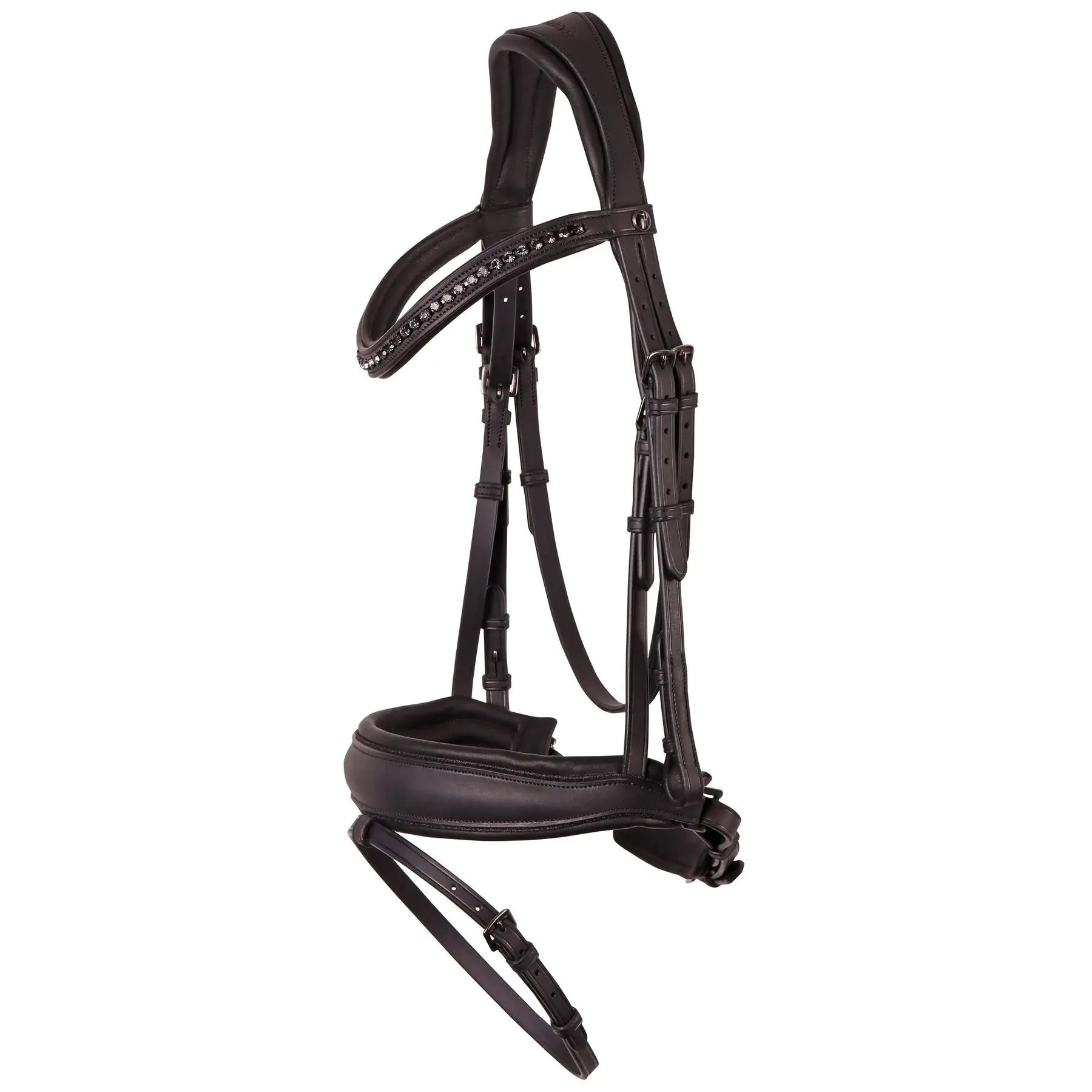 Harry's Horse Noir Bitless Bridle For Horses Soft Bombastic