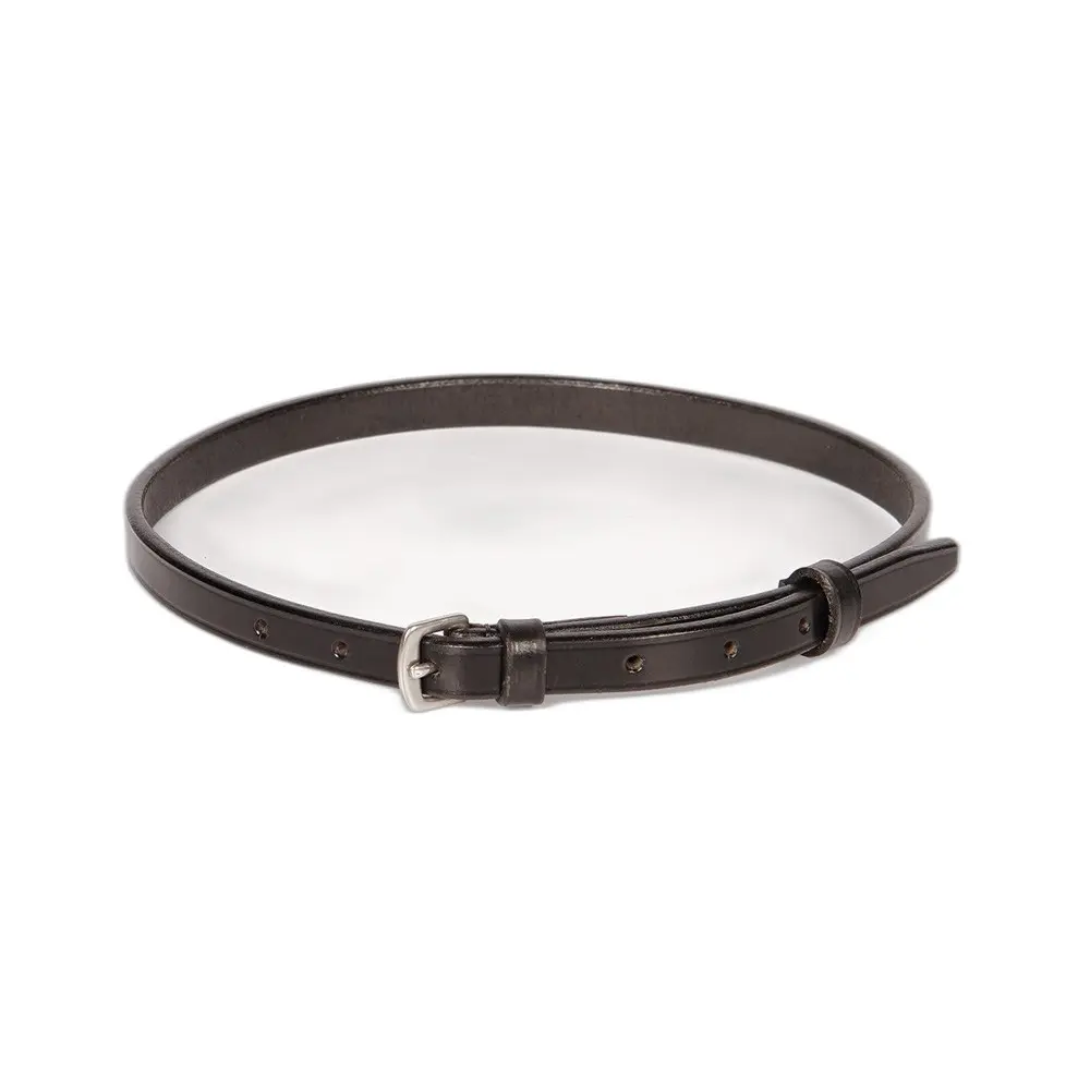 Harry's Horse Noir Leather Noseband Strap For Horses