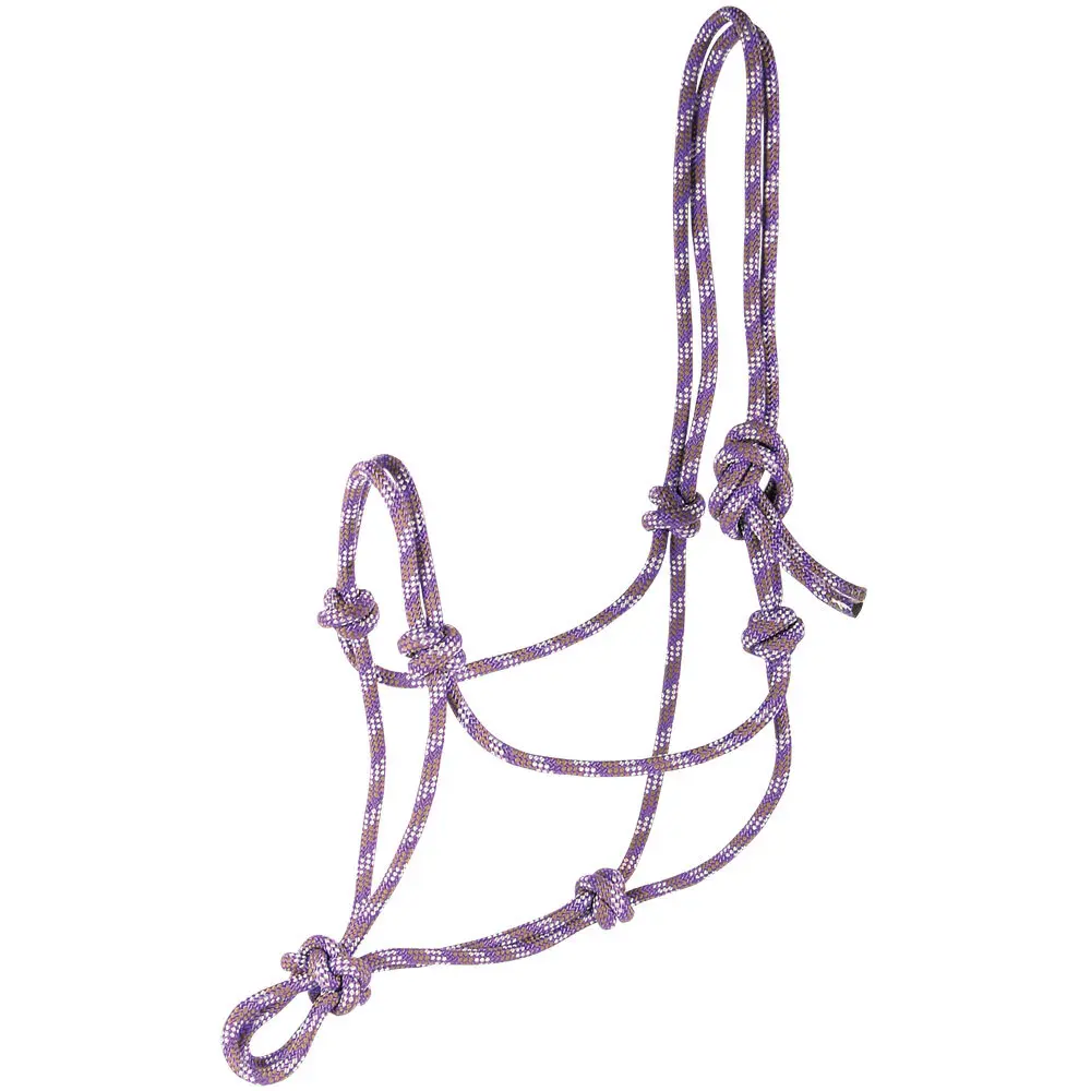 Harry's Horse Violet Rope Halter For Horse