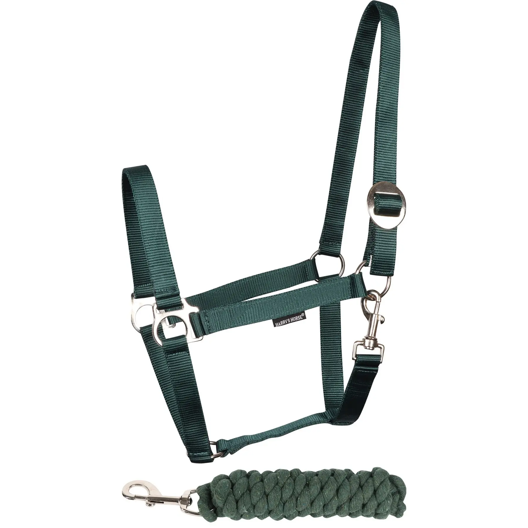 Harry's Horse Vert Halter And Lead Rope Set For Horse Initial